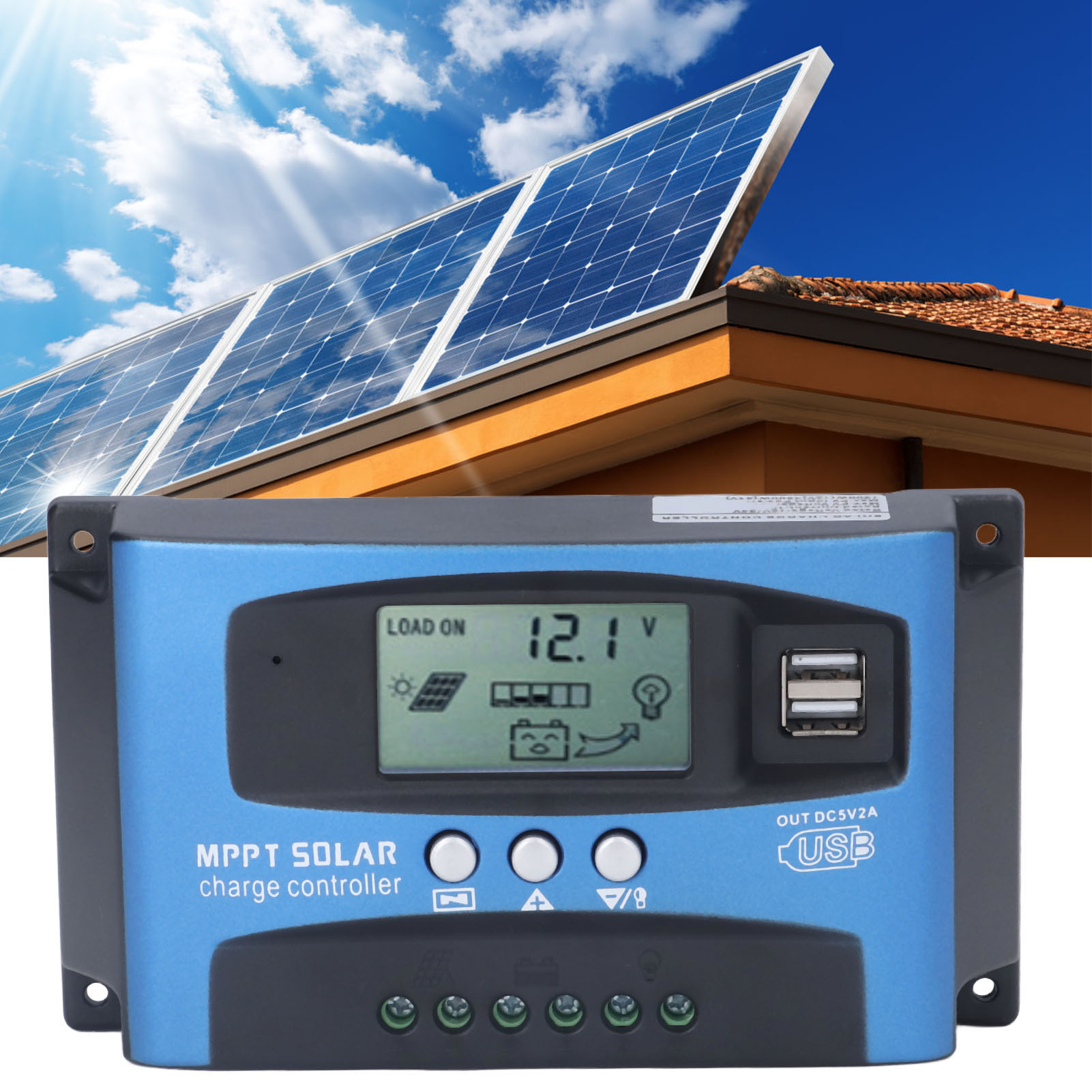 40-a-mppt-solarladeregler Für Photovoltaikmodule Und Intelligente Led-straßenbeleuchtung