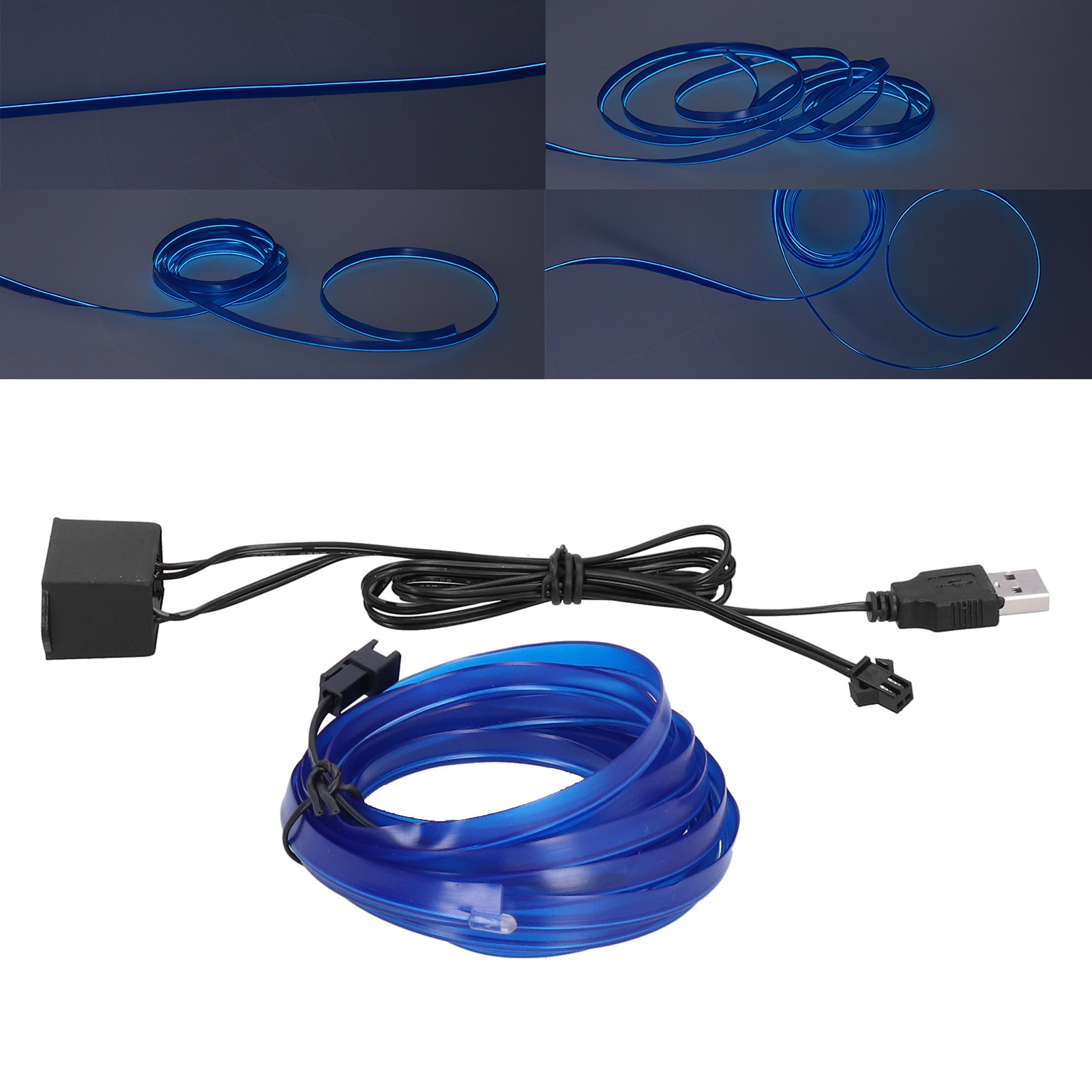 3 Meter (9,8 Fuß) Langer, Flexibler Usb-led-lichtstreifen Für Die Ambientebeleuchtung Im Fahrzeuginnenraum, Dekorative Lampe.