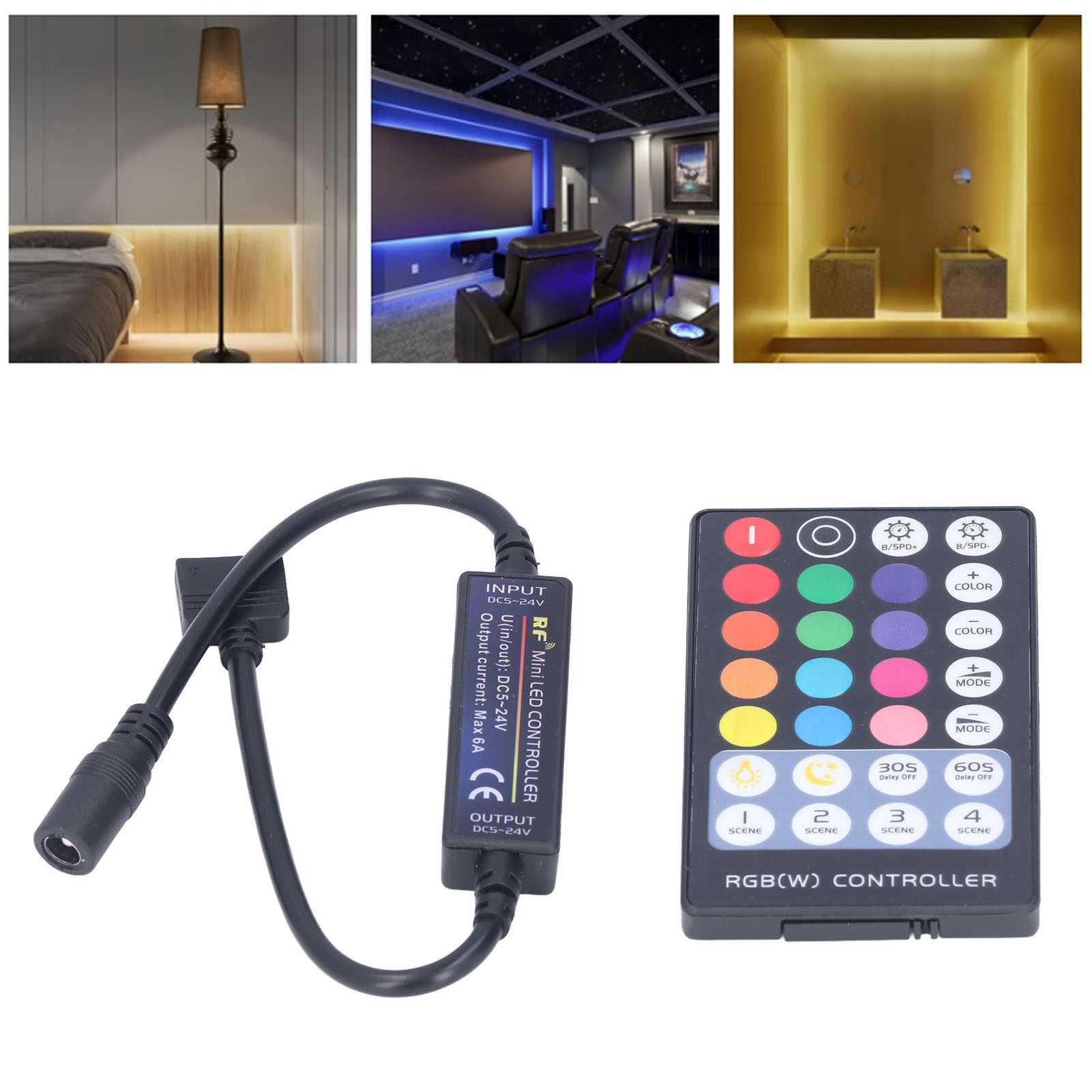 Mini-rgbw-rf-controller, Mini-led-controller, Usb-lichtleisten-controller