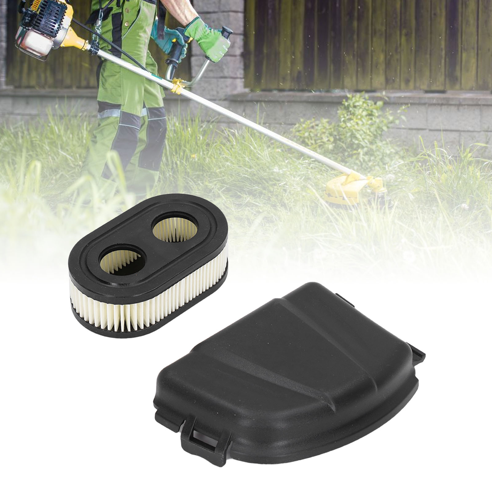 Ersatzluftfilter Und Filterabdeckung Für Briggs & Stratton Rasenmäherzubehör Nr. 798452 590548