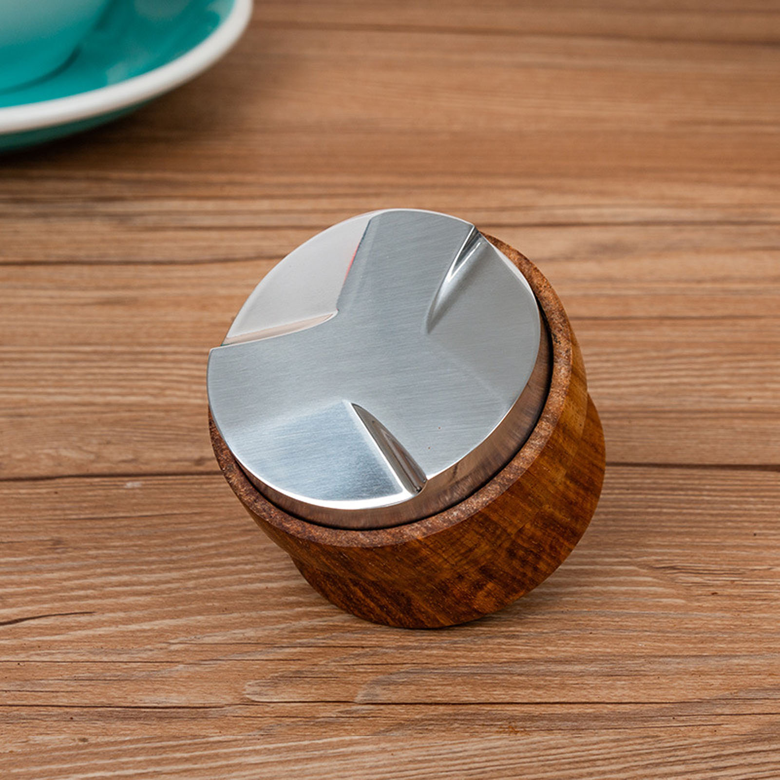 Verstellbarer, Manueller Kaffeetamper Aus Edelstahl, Dosierer Für Gemahlenen Kaffee, Für Cafés, Westliche Restaurants Und Bubble-tea-läden, 58 Mm / 2,3 Zoll