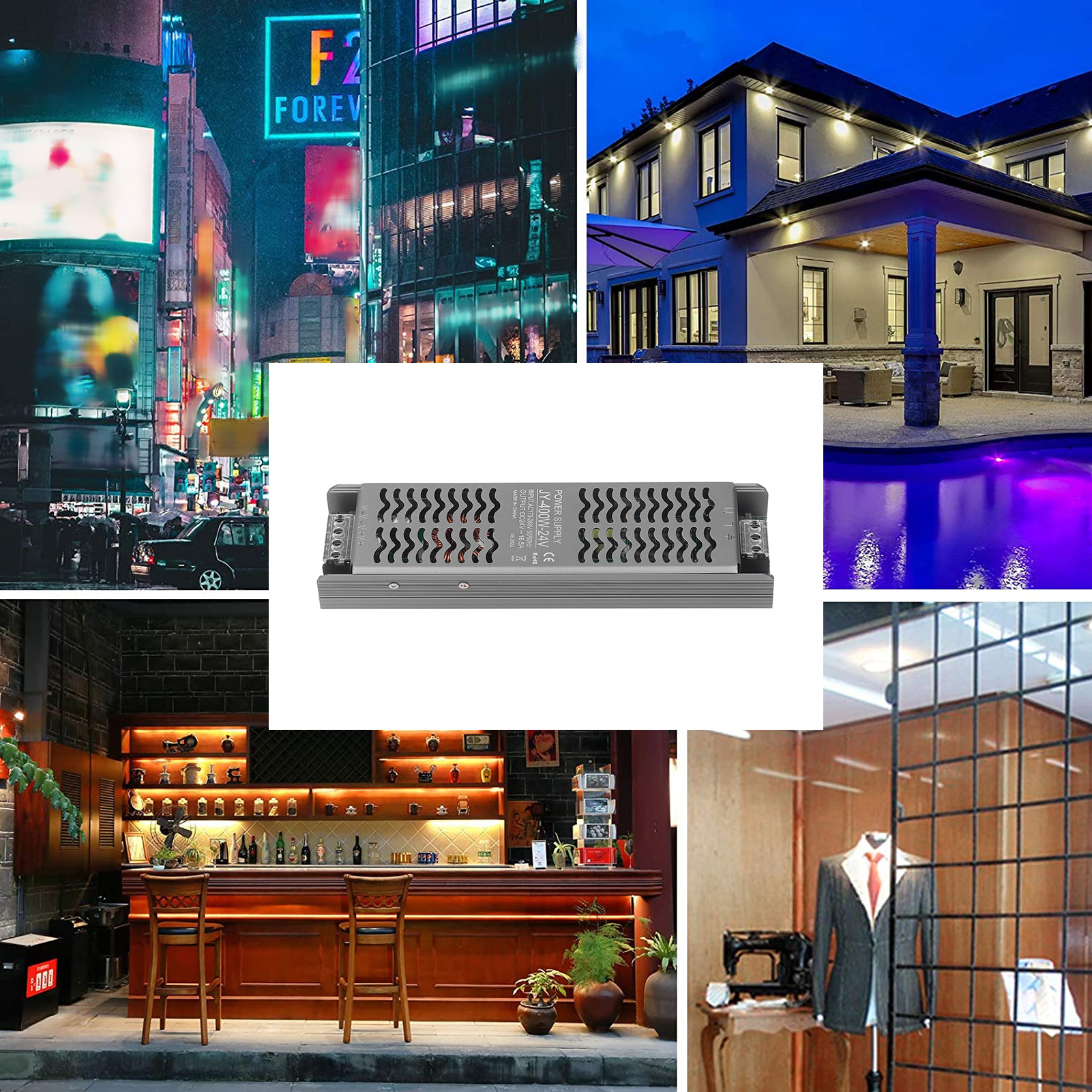 400-w-24-v-dc-led-netzteil, Schutzart Ip20, Schnelle Wärmeableitung, Led-transformator, 175–260-v-ac-led-netzteil