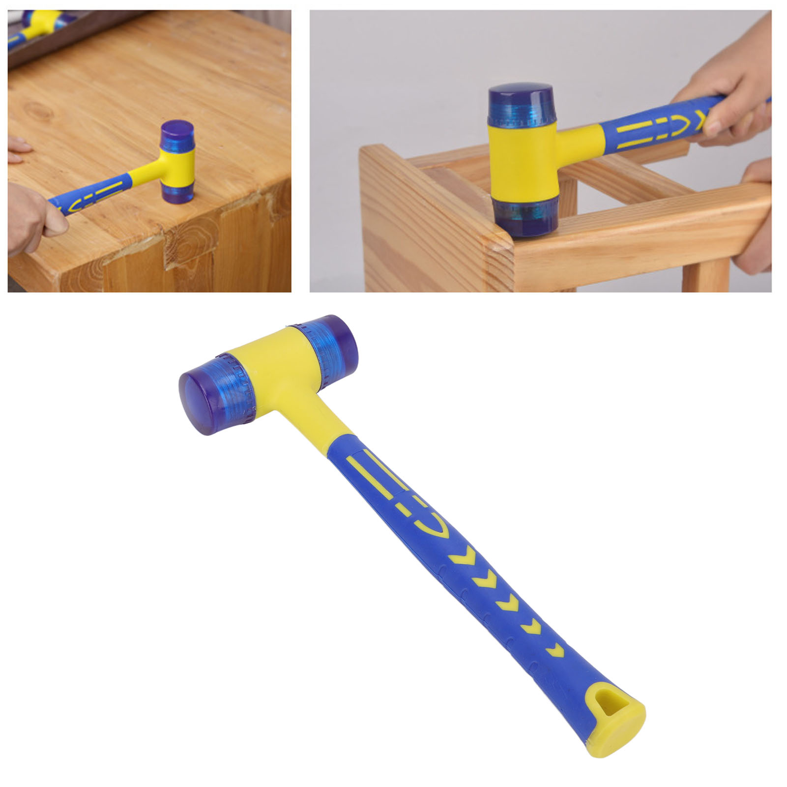 Hammer Zum Einbau Von Türen Und Fenstern, Kleiner Gummihammerkopf, Für Herausnehmbare Bodenbeläge, Fliesenarbeiten Und Schreinerarbeiten.