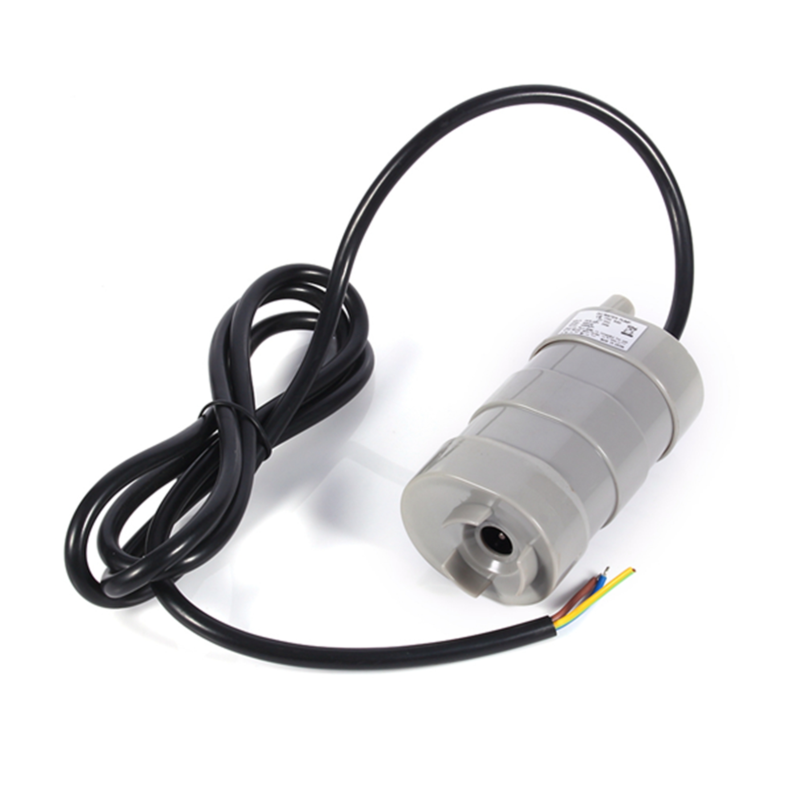 Mini-vertikal-tauchpumpe 12v Dc, 5m, 1000 L/h, Mit 1,5m Blankem Schwarzem Kabel.