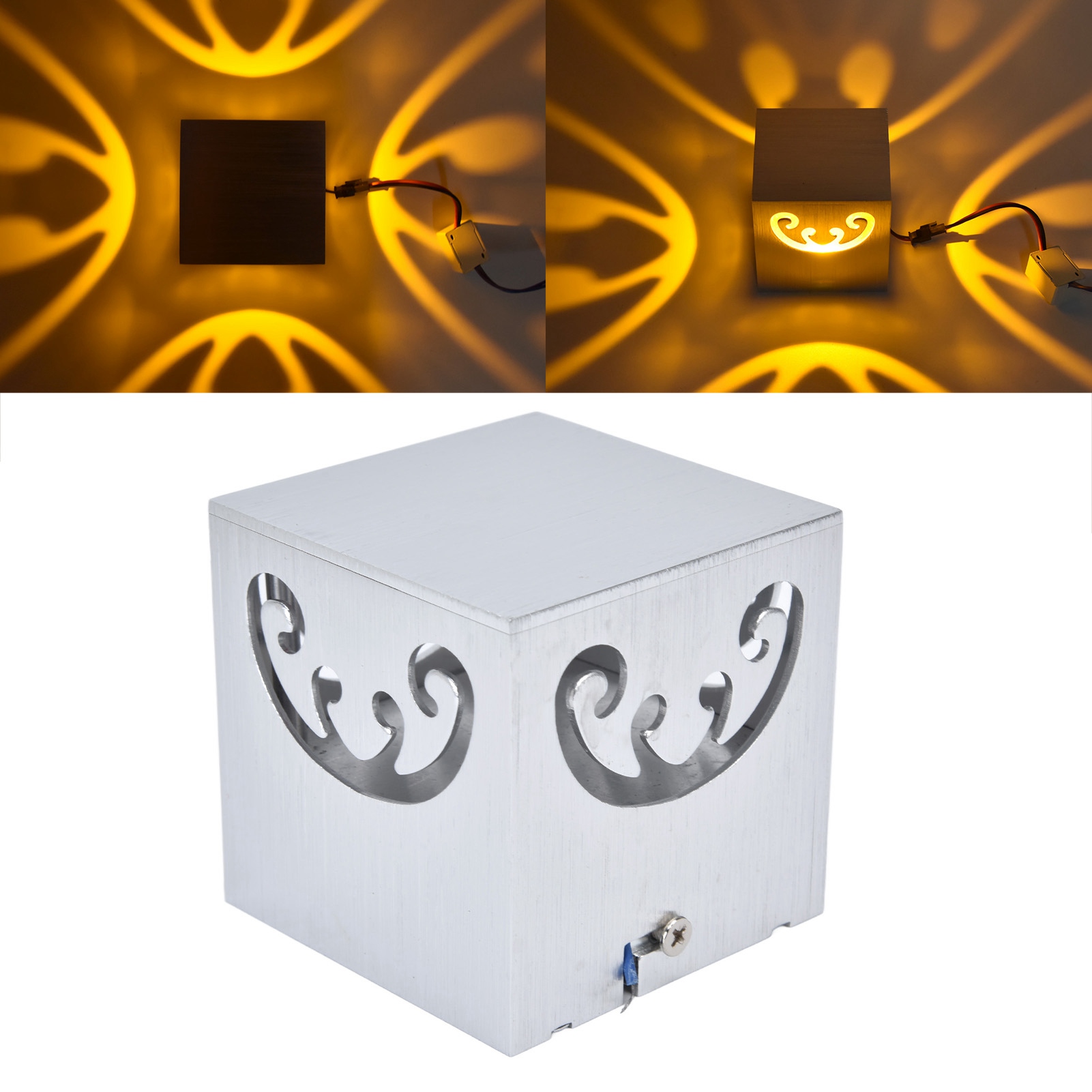 3-w-led-deckenleuchte In Schmetterlingsform, Aluminiumrahmen, Diffuses Licht, Wandleuchte, Dekorative Deckenleuchte Für Bareingang Oder Flur, Warmes Licht