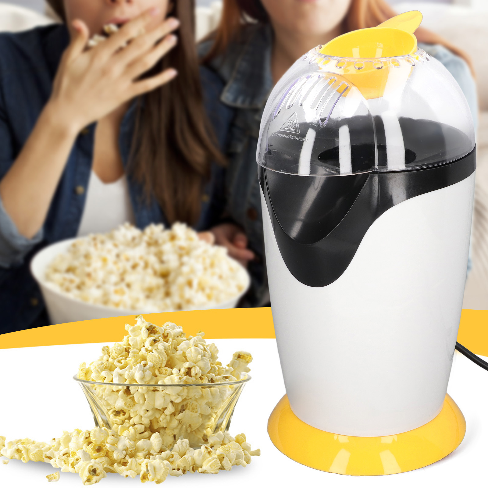 Miniatur-popcornmaschine In Handarbeit, Heißluft-popcornmaschine, Ideal Für Partys Und Karneval, Europäischer Standard 220v.