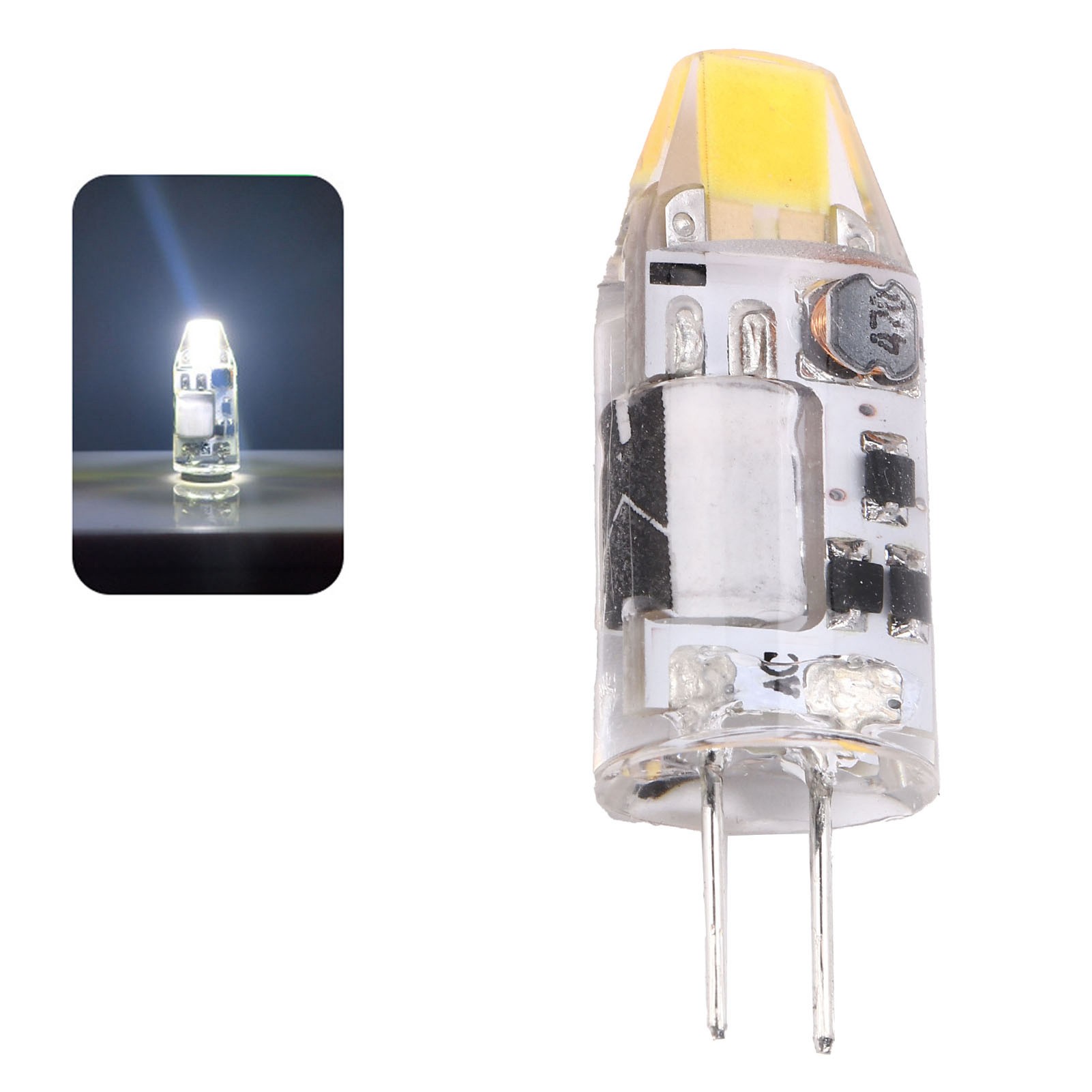 G4 2w 300lm Zweipol-led-lampe, Nicht Dimmbar, Für Ac/dc 12v Kronleuchter (kaltweiß 6000-6500k)
