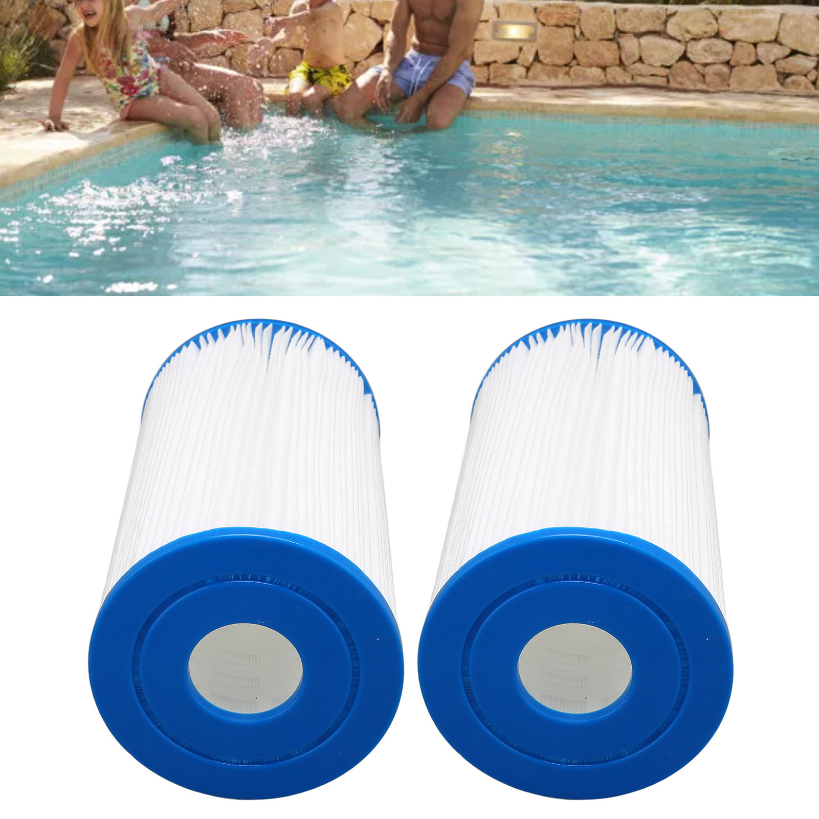 Die Filterkartusche Für Die Pumpe Des Aufblasbaren Kinder-spa-pools Dient Als Ersatz Für Die Modelle Intex B Und Bestway Iv.