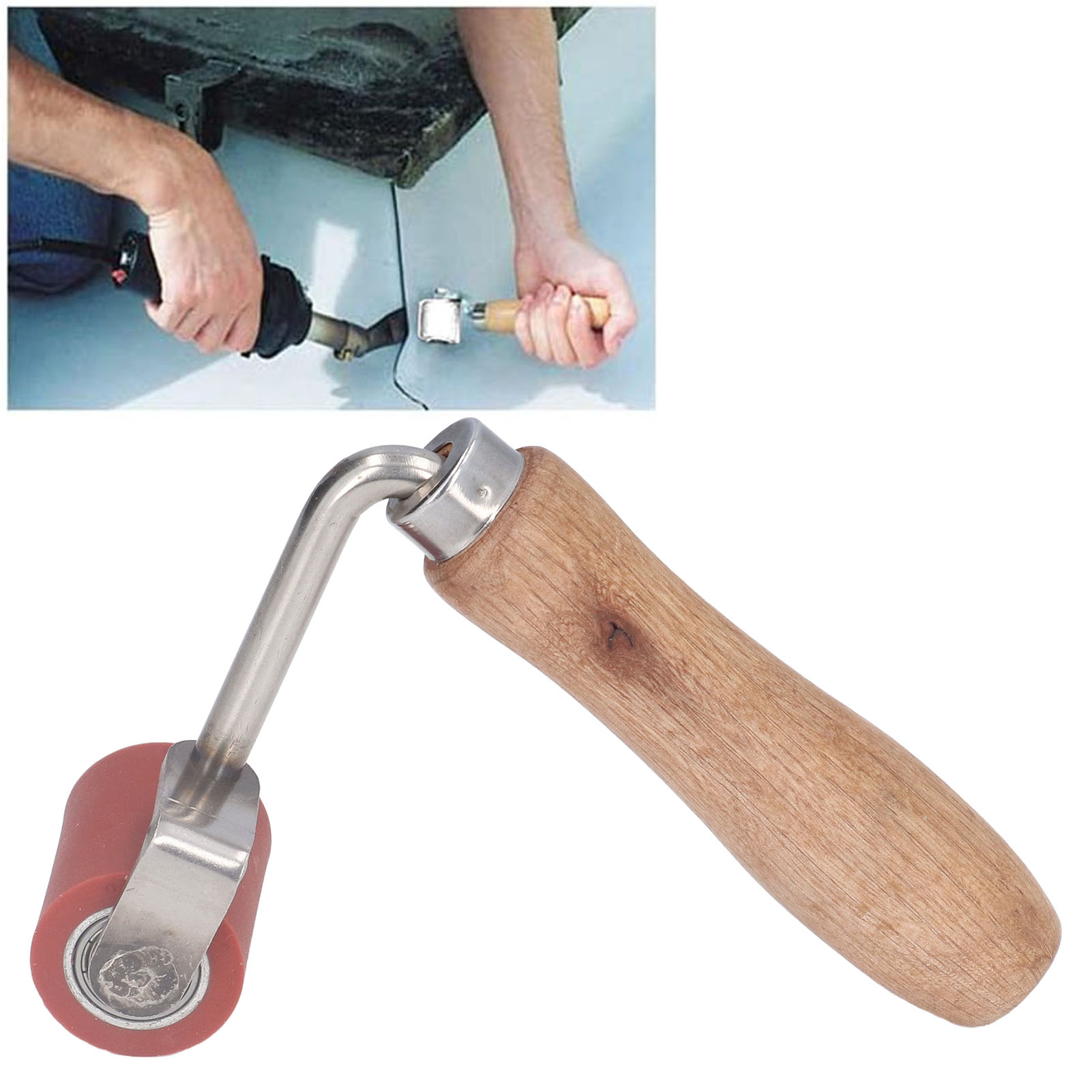 40 Mm Silikon-druckrolle Mit 75°-winkel, Hochtemperaturbeständige Manuelle Druckrolle