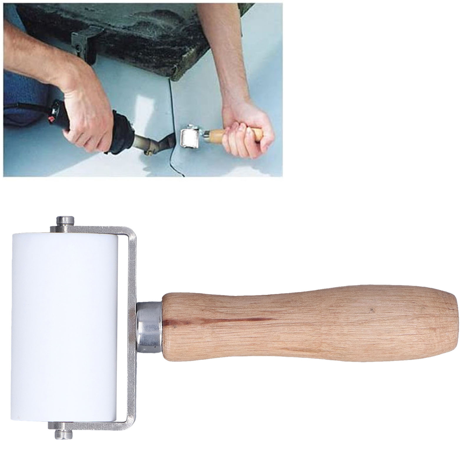 70-mm-teflon/ptfe-druckwalze, Hochtemperaturbeständige Manuelle Druckwalze