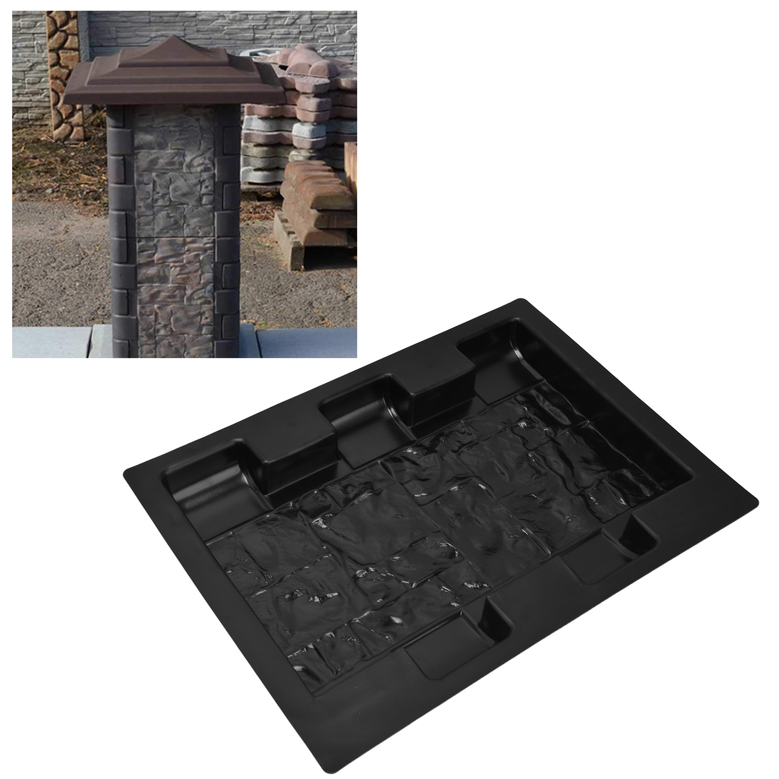 Dekorative Zaunpfosten, Farbige Gartenpfosten Aus Kunststein, Herstellungswerkzeuge, Gussform Für Dekorative Zaunpfosten