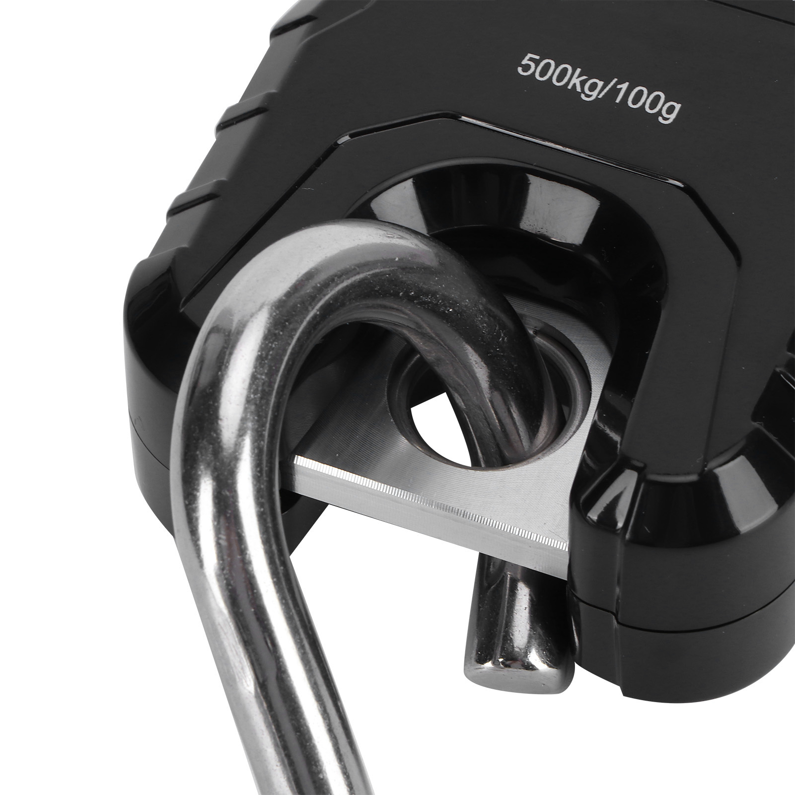 Mini-tragbare Elektronische Waage Mit Led-digitalanzeige, Kranmontierte Hängewaage, Schwarzes Wiegegerät
