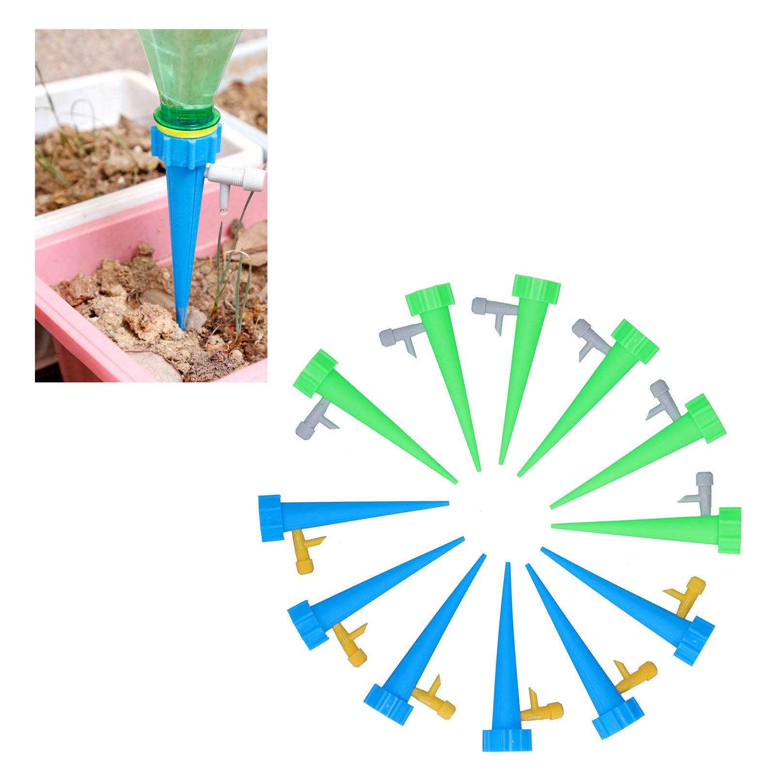 Automatischer Rasensprenger Mit Verstellbaren Düsen Und Durchflussregelventil Für Rasen, Hof Und Garten.