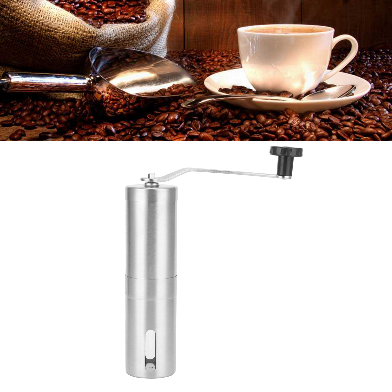 Tragbare, Manuelle Kaffeemühle, Kleine Kaffeebohnenmühle Für Zuhause, Camping Und Outdoor-aktivitäten.