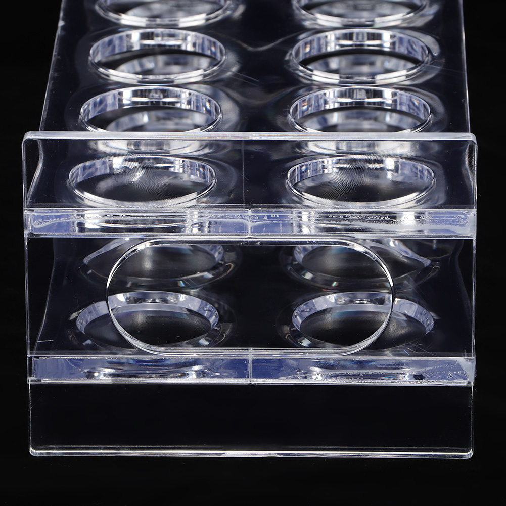 2-stöckiges Tisch-weinregal Für 12 Flaschen, Glashalter, Präsentationsständer, Organizer (2 Reihen X 6 Löcher)