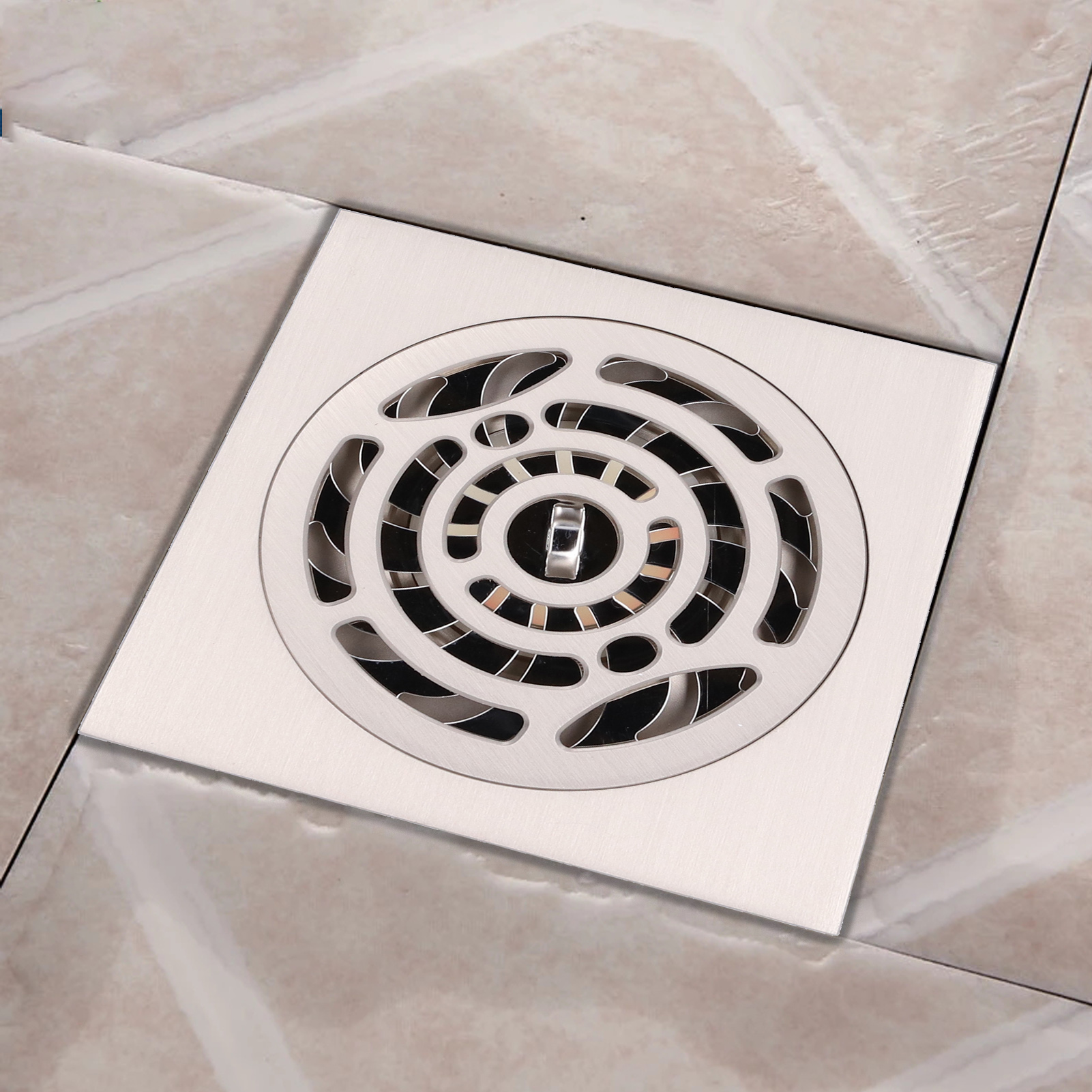 Duschablauf Aus Gebürstetem Kupfer, Bodensieb Für Küche, Bad Und Balkon