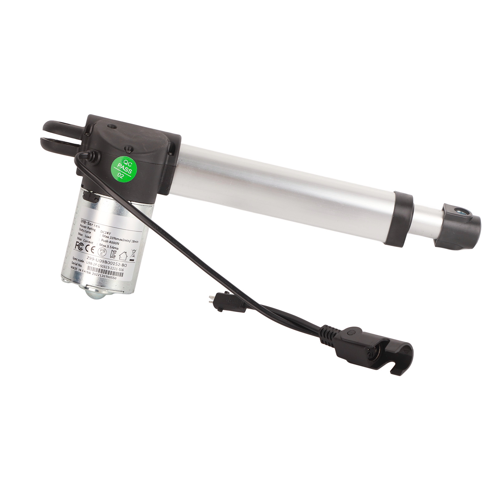 Elektrischer Linearantrieb Mit 150 Mm Hub Für Motorisierte Sofas, Relaxsessel Und Massageliegen. Stromversorgung: 100–240 V.