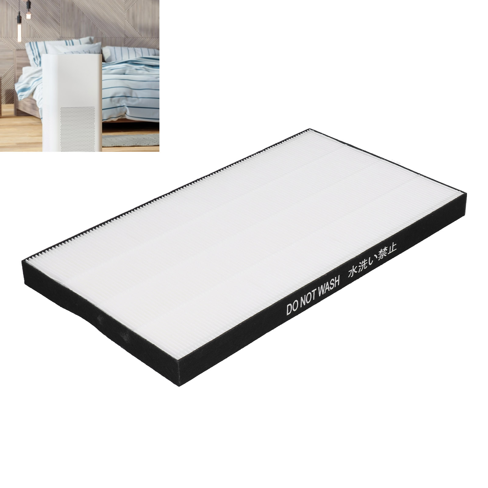 Hocheffizienter Vlies-ersatzfilter Für Sharp Kcd50f50e50f40 Luftreiniger (40 X 22 X 2,7 Cm / 15,7 X 8,7 X 1,1 Zoll)
