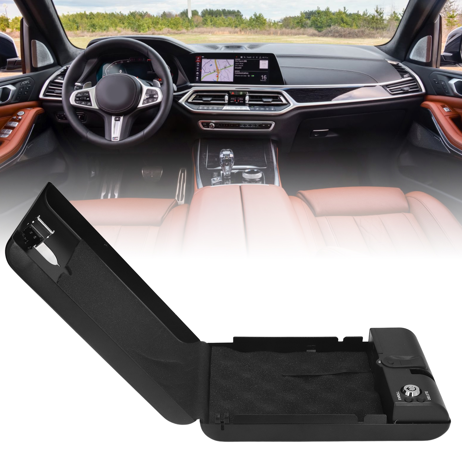 Fingerabdruck-tresor, Tragbarer Auto-tresor, Wertsachen-tresor