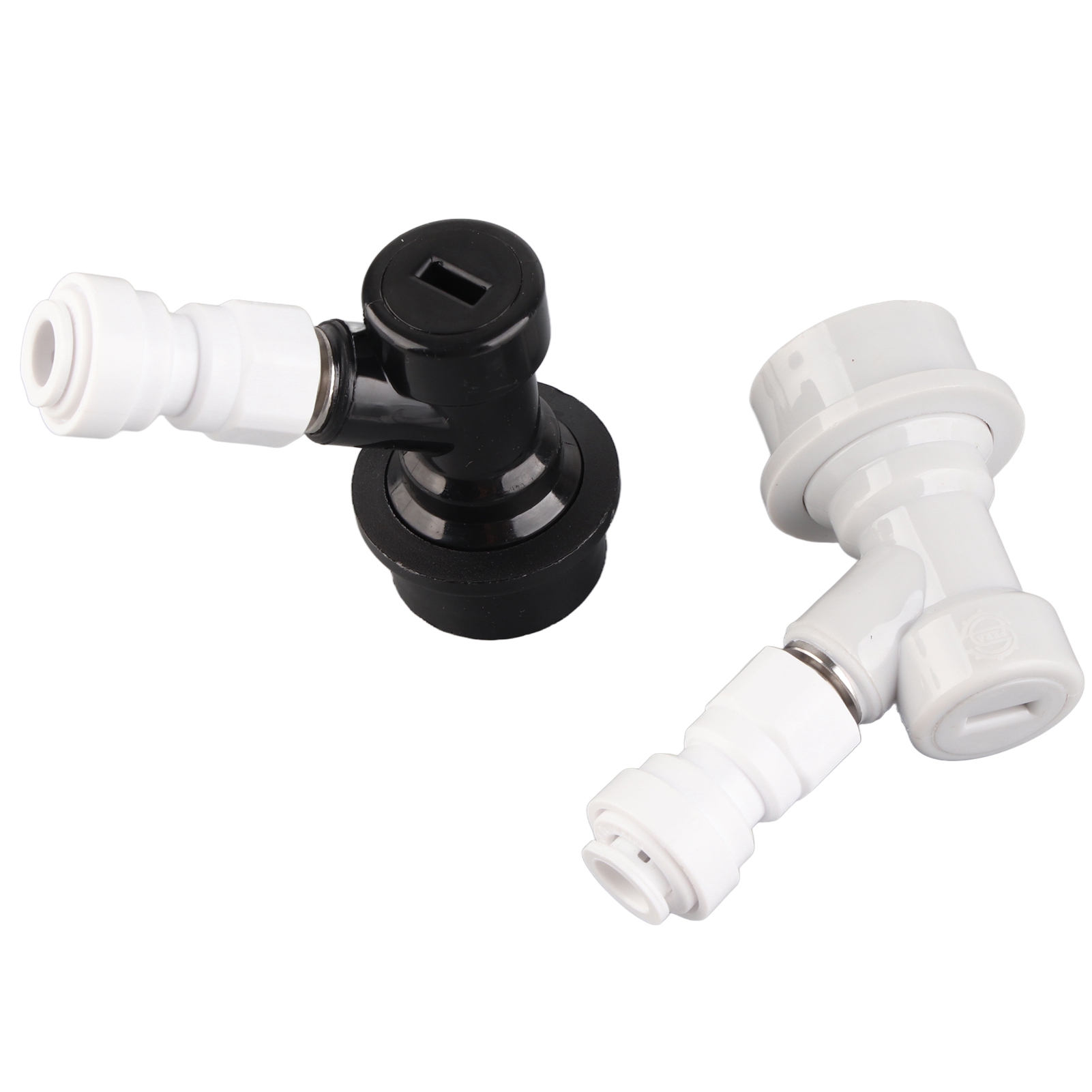 2 Kugelkupplungen Für Heimbraufässer + 8 Mm - 1/4" Ffl Schnellkupplung
