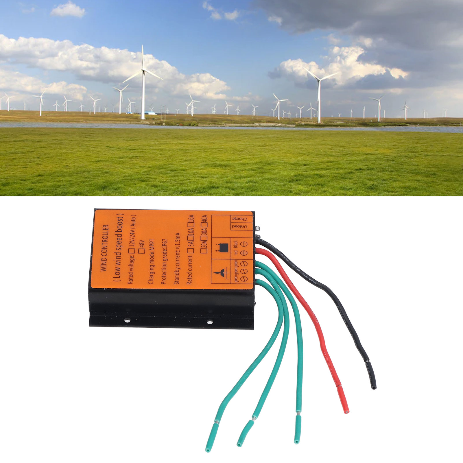 Überspannungsschutz Für 48v 600w Windkraftgenerator, Mppt-niederspannungs-lastregler Für 10a Windkraftanlage