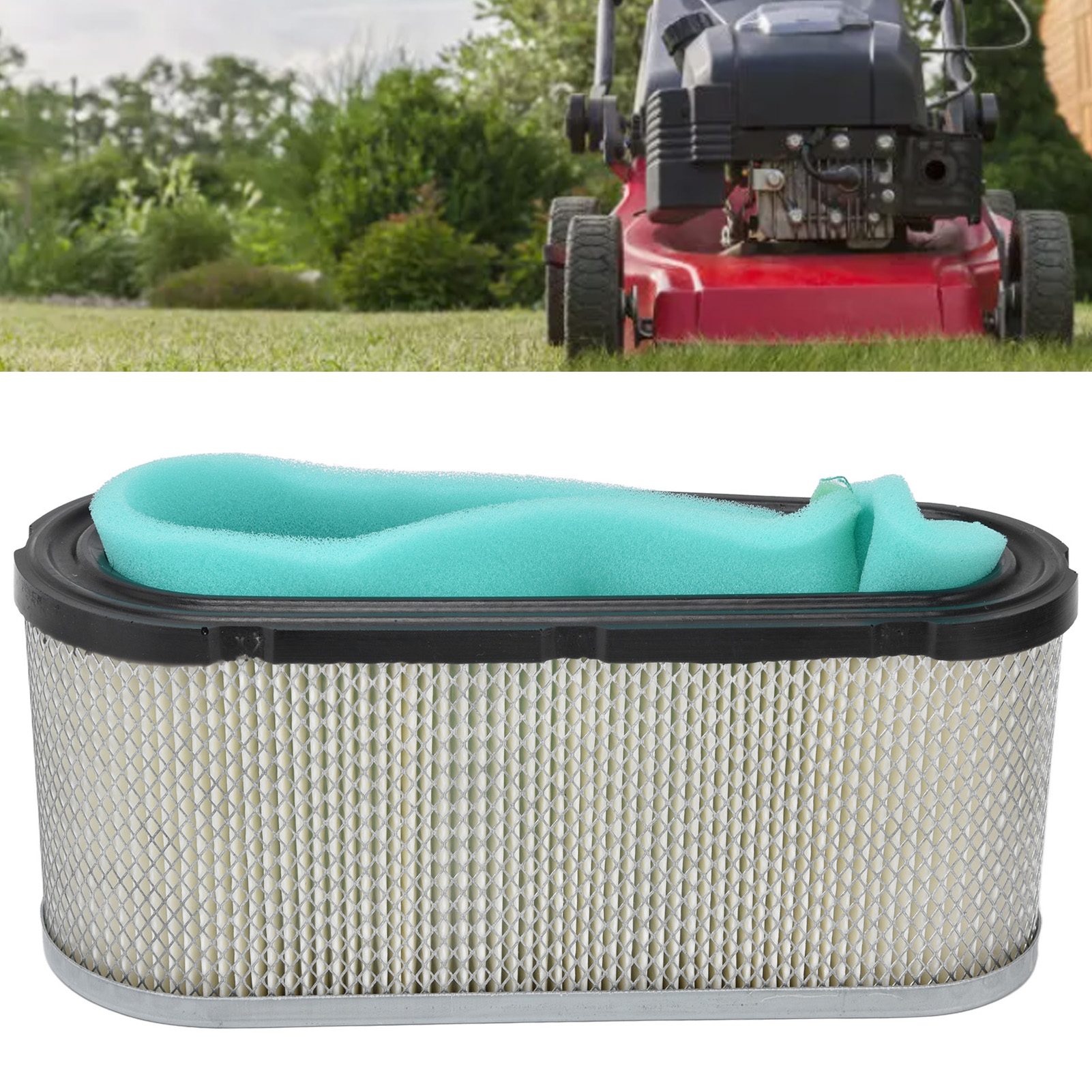 Luftfilter Kompatibel Mit Den Modellen B&s496894s Und 698183 Für Rasenmäher Von 12,5 Bis 17 Ps (5053k). Lieferumfang: Luftfilter.