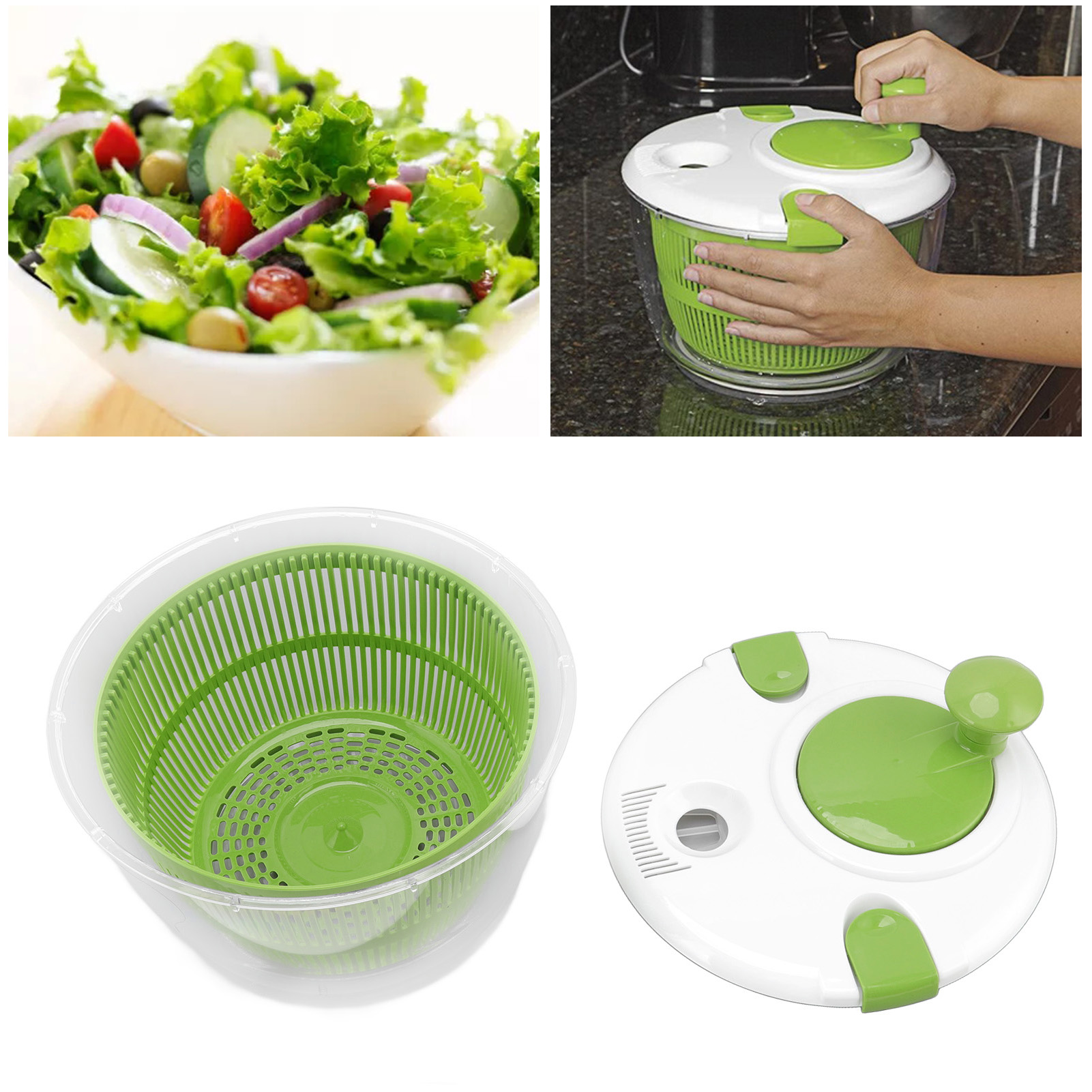 Gemüsedörrgerät, Manueller Dörrautomat, Salatschleuder, Multifunktionales Küchengerät