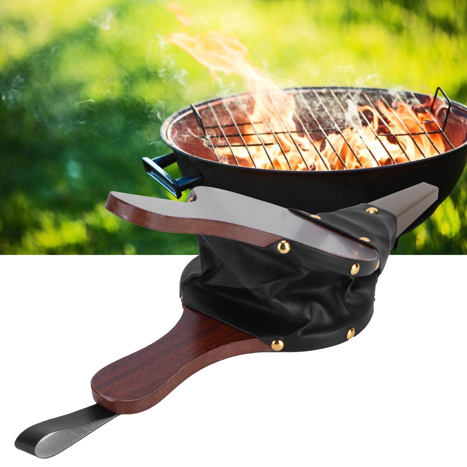 Manueller Kaminbalg Für Holzgrills, Camping Und Grillzubehör Im Freien