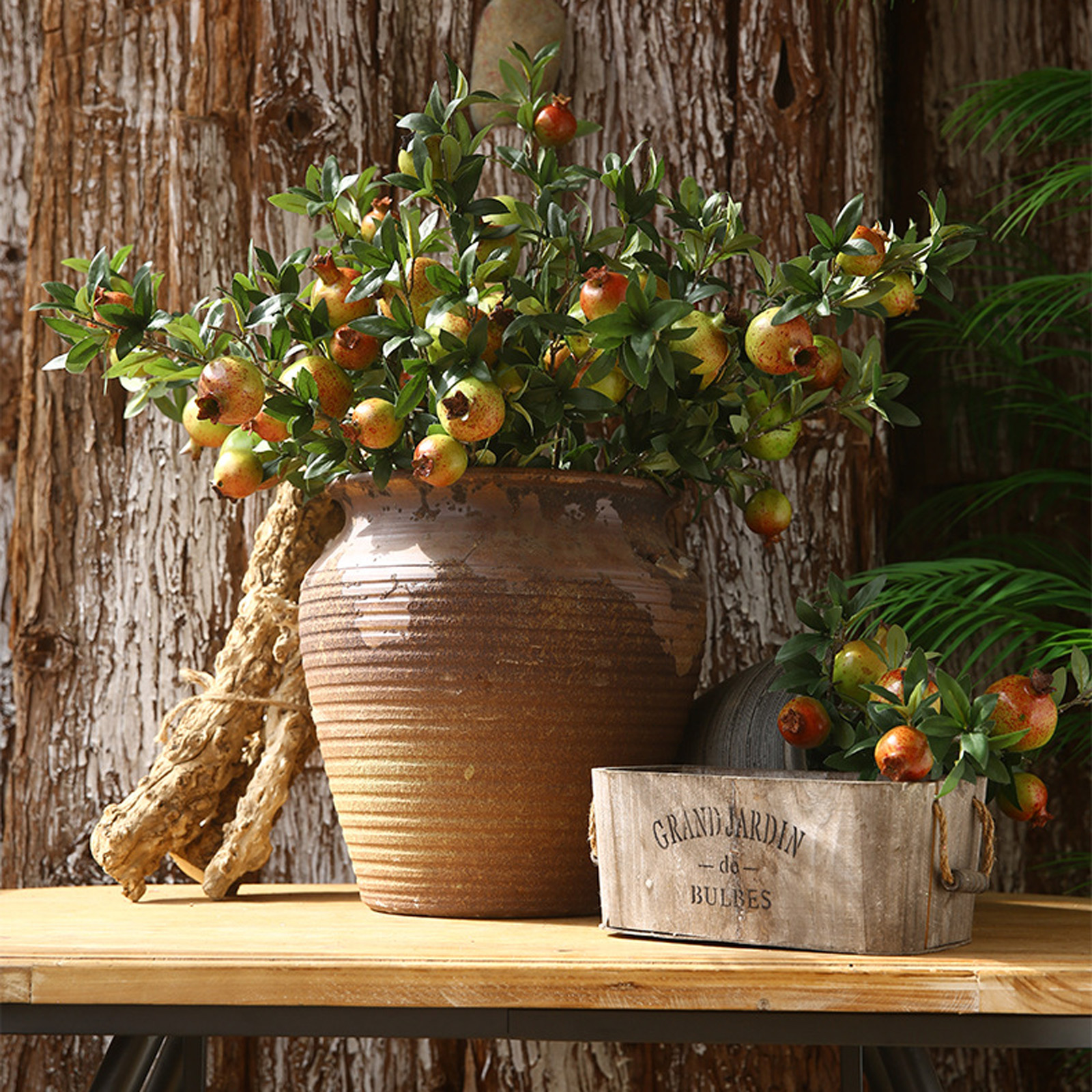 Künstliche Amerikanische Granatäpfel, Blumen, Die Künstliche Früchte Imitieren, Zur Dekoration Von Wohnräumen Und Hotels.