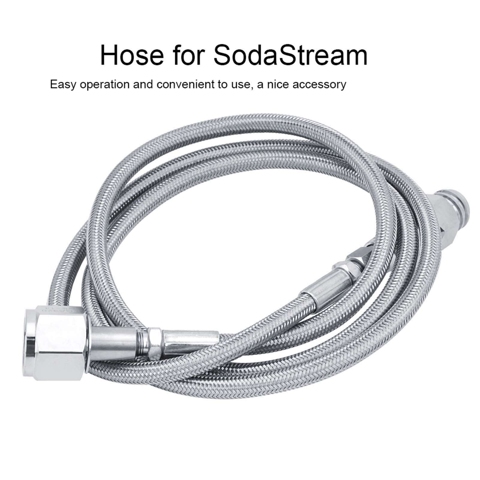 1,5 M (60 Zoll) Externer Schlauchadapter Für Sprudelwasser - Anschlussstück - Zubehör Für Kohlensäurehaltige Getränke (tr21-4 Cga320)