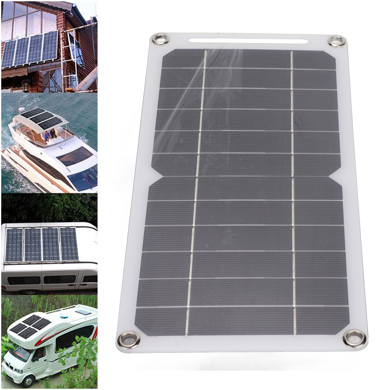 6w 5v Solar-handyladegerät Für Den Außenbereich, Flexibles Solarpanel, Solar-rucksackladegerät