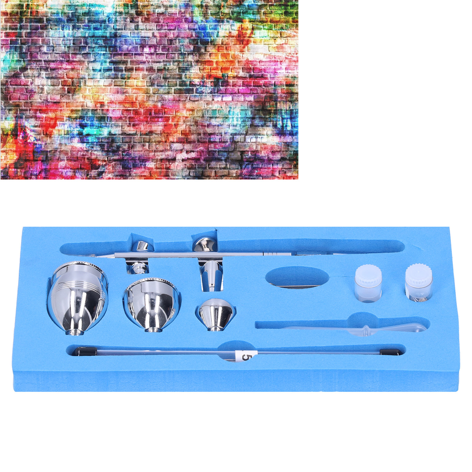 G1/8 Airbrush, Farbspritzpistole, Airbrush-set, Künstlerbedarf, Malwerkzeuge, Kaliber 0,2 Mm, 0,3 Mm, 0,5 Mm