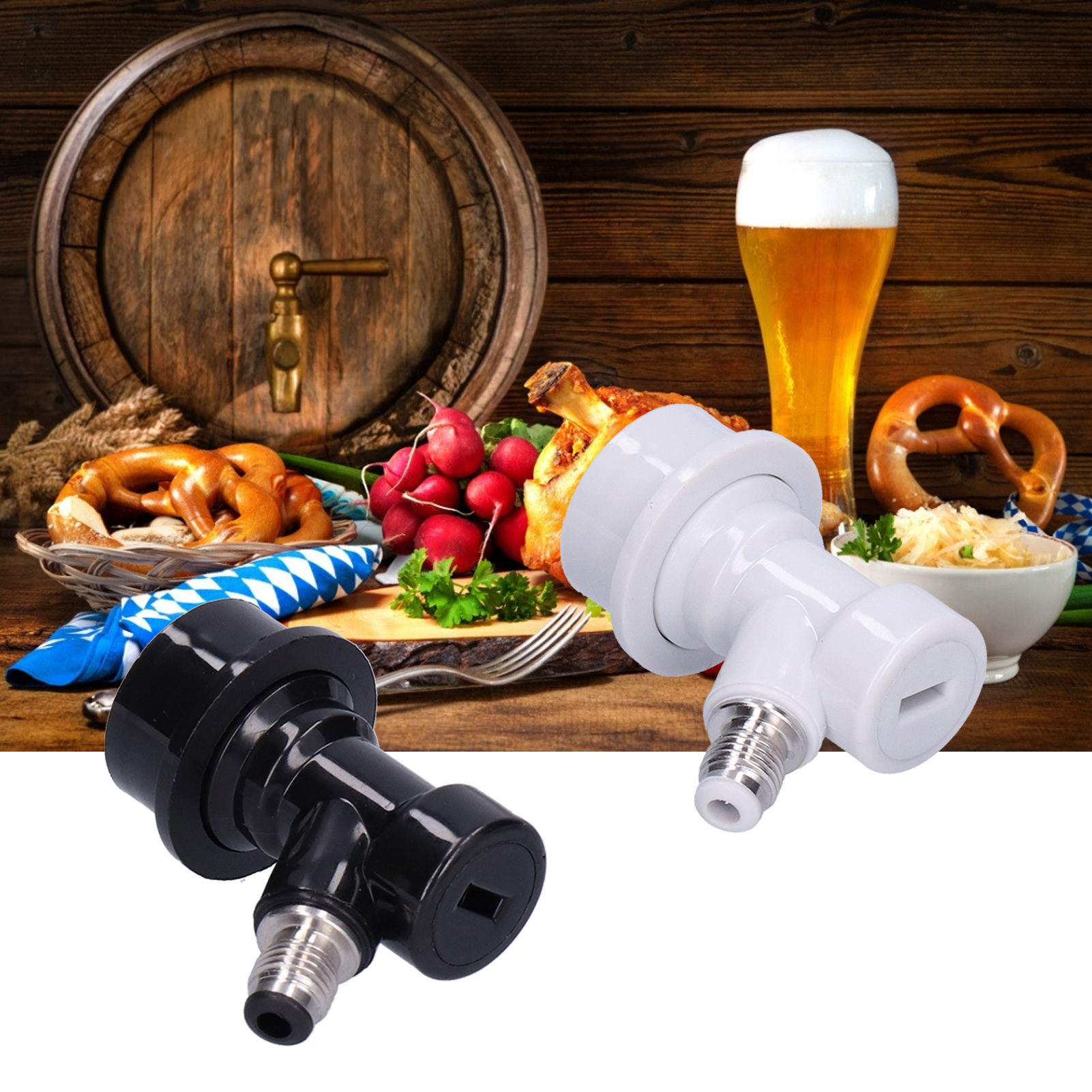 5/16" Auf 3/8" - 1/4" Kugelkupplungsadapter, Schnellanschluss Für Cornelius Corny Keg Bierfass