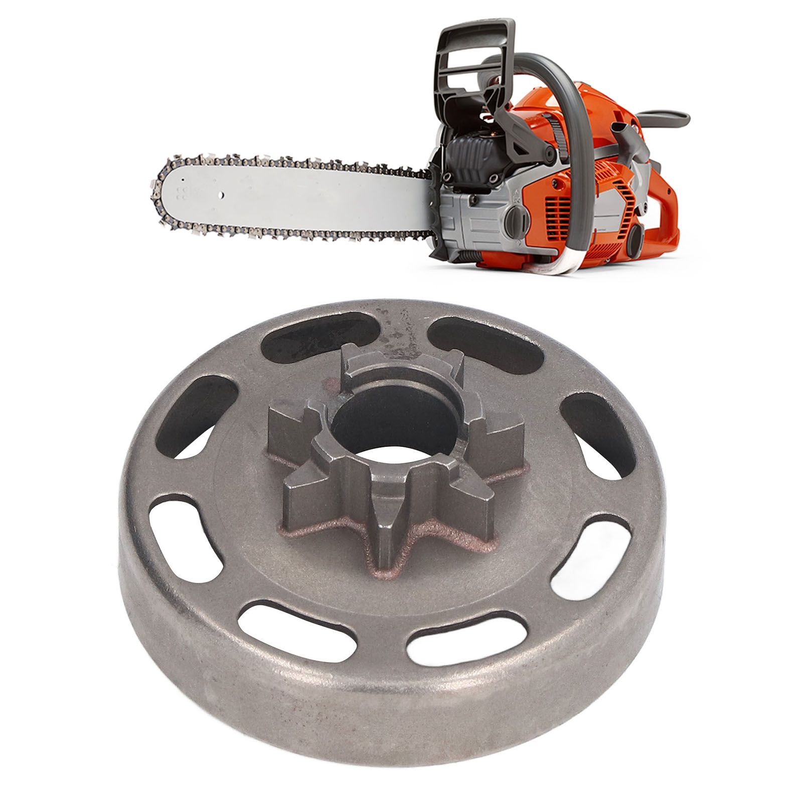 Satz Von Sieben Passiven Nadelrollen Mit Je Sieben Zähnen, Passend Für Husqvarna Kettensägen 340, 345, 350, 351, 353, 440e Und 450e.