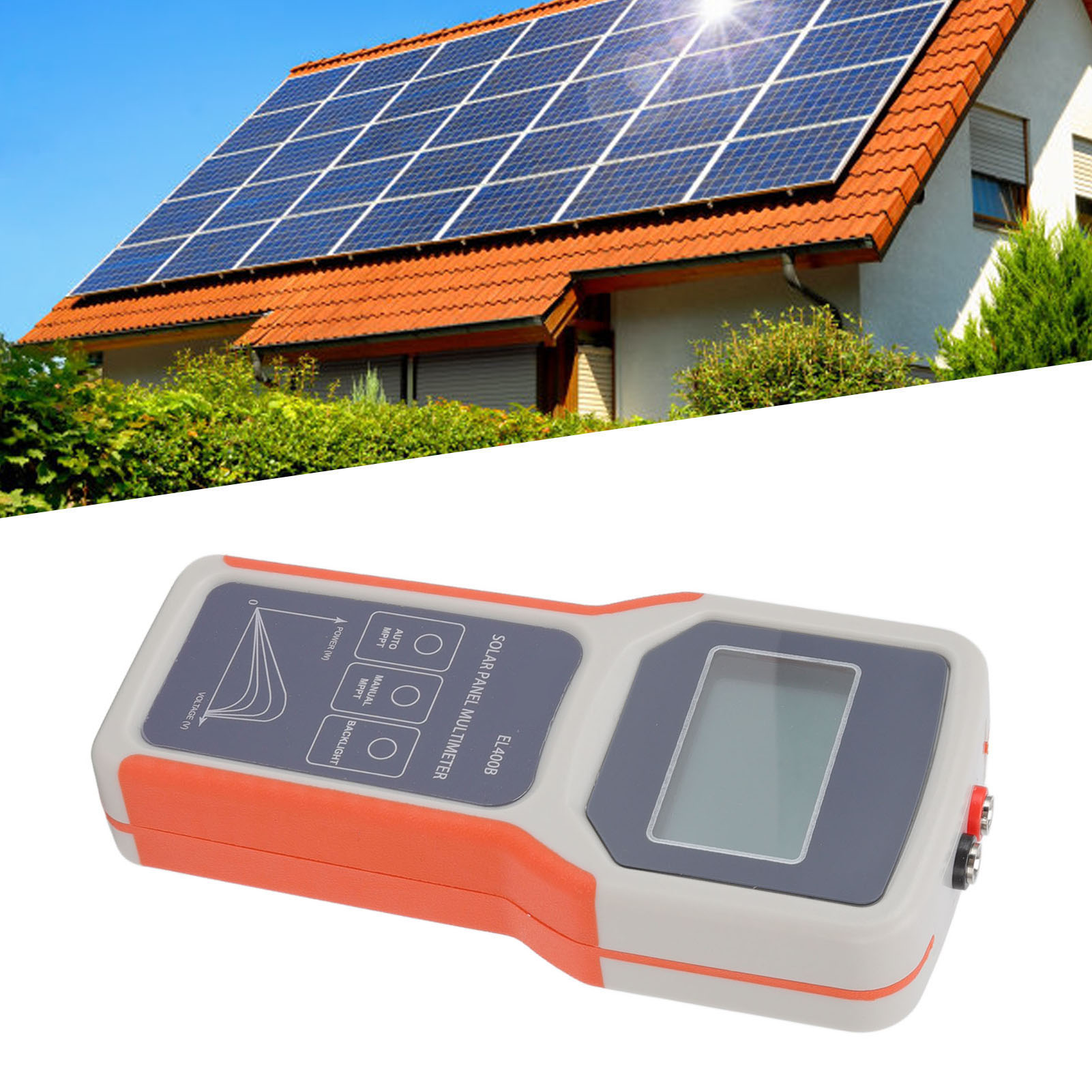 Multimeter Für Solarmodule Mit Lcd-anzeige, Mppt-tester Für Solarmodule, Wattmeter, Amperemeter, Leerlaufspannungsprüfer, Multimeter Für Photovoltaikmodule