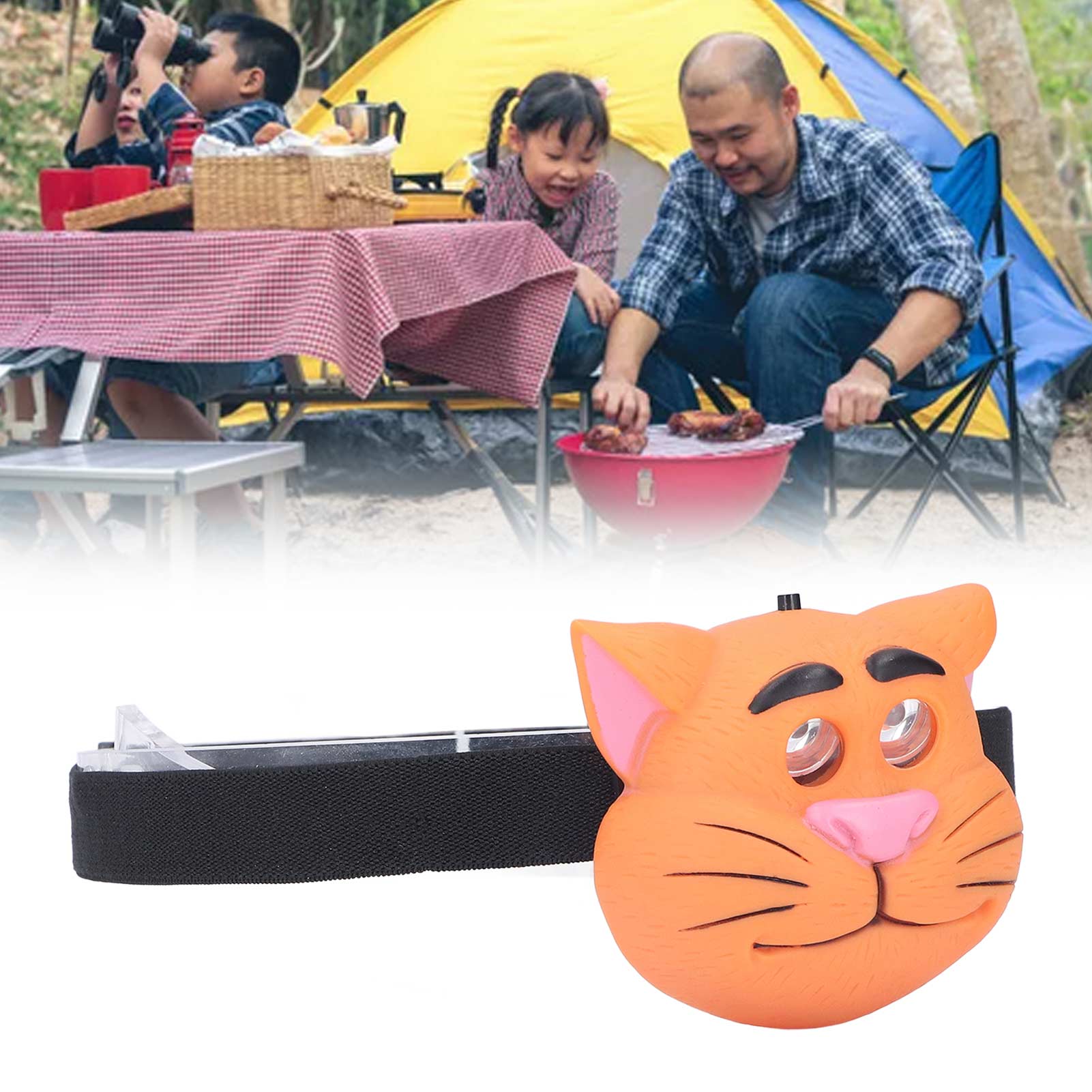 Tierstirnlampe, Kinderstirnlampe, Led-stirnlampe Mit Cartoon-motiv, Spielzeugstirnlampe Für Kinder