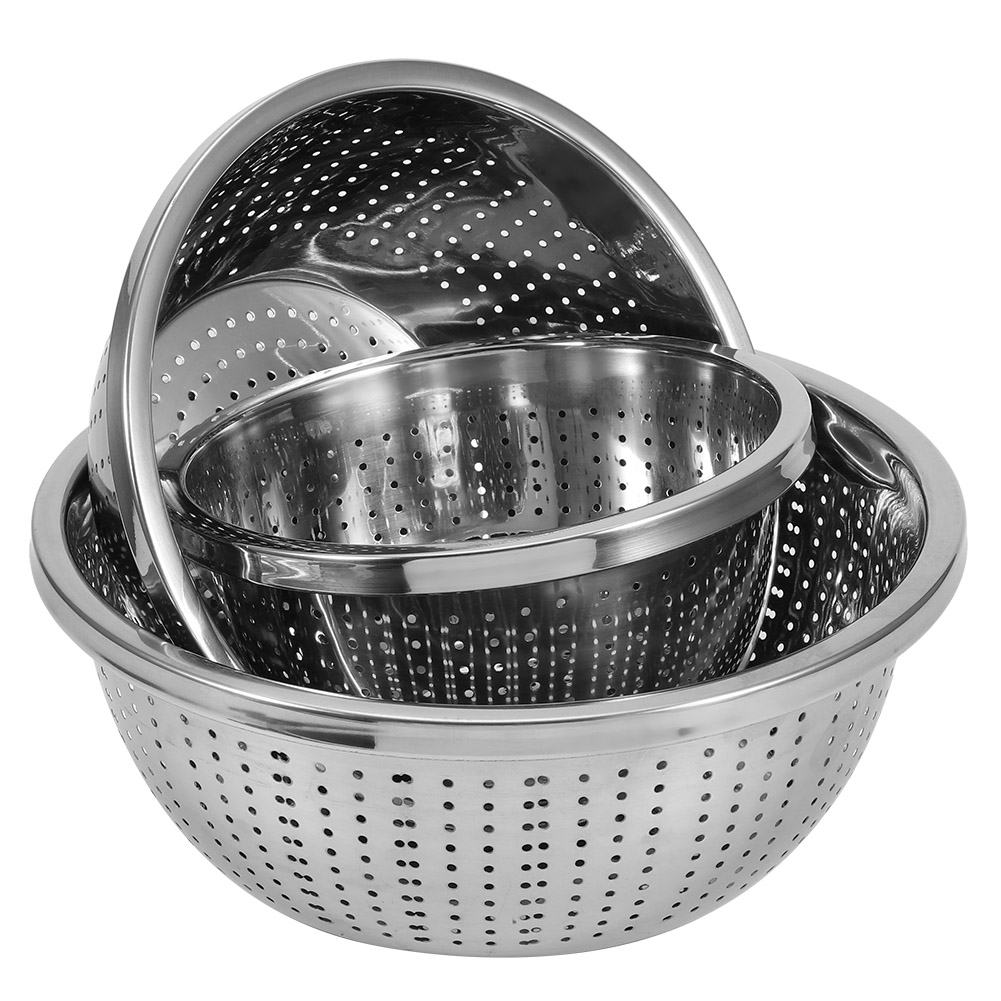 Set Mit 3 Edelstahl-reissieben Zum Waschen Und Reinigen Von Reis, Küchenreinigungswerkzeug
