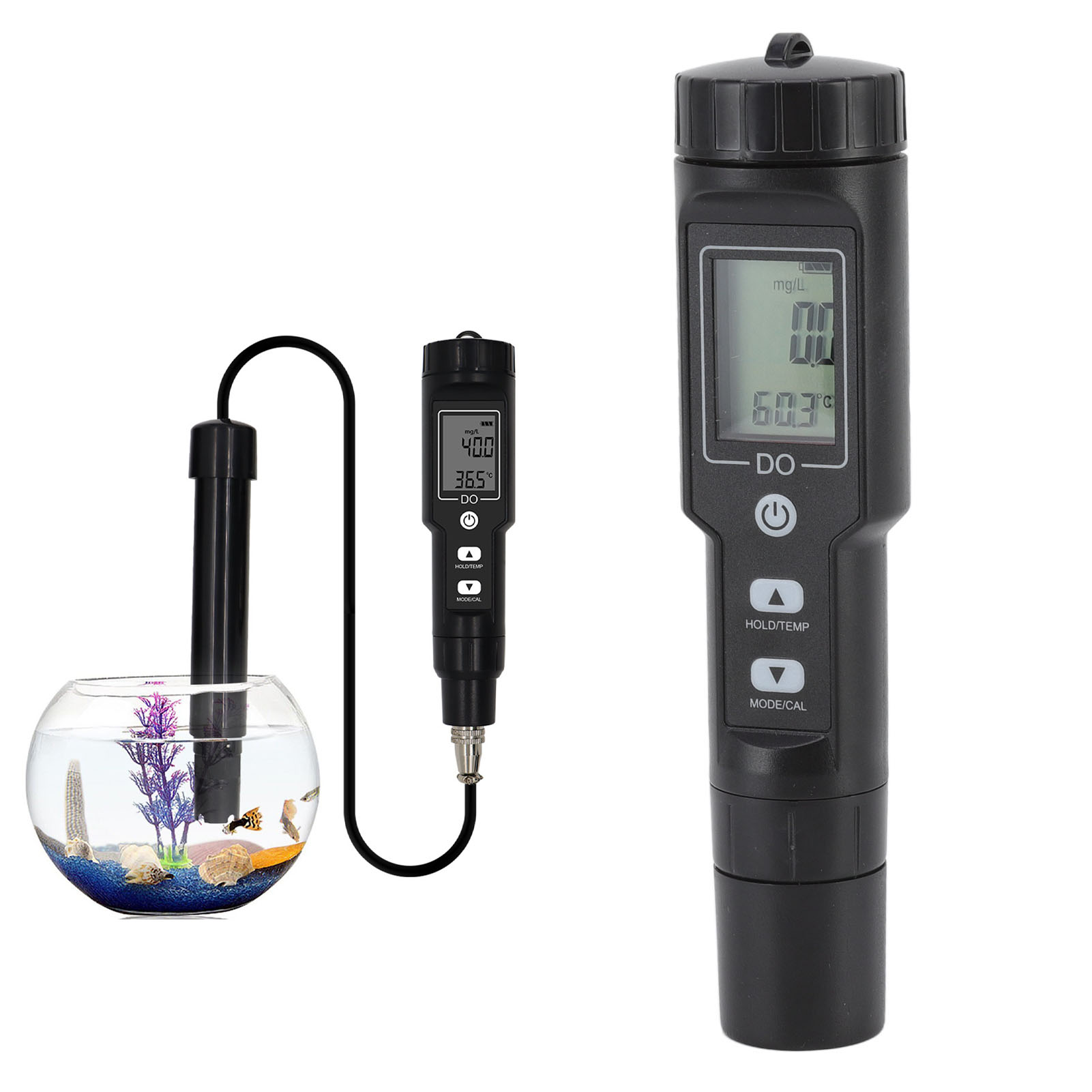 Digitaler Sauerstoffanalysator Zur Messung Der Sauerstoffkonzentration In Aquakulturmembranen Und Des Sauerstoffgehalts Im Wasser Oximeter Ohne Hintergrundbeleuchtung.