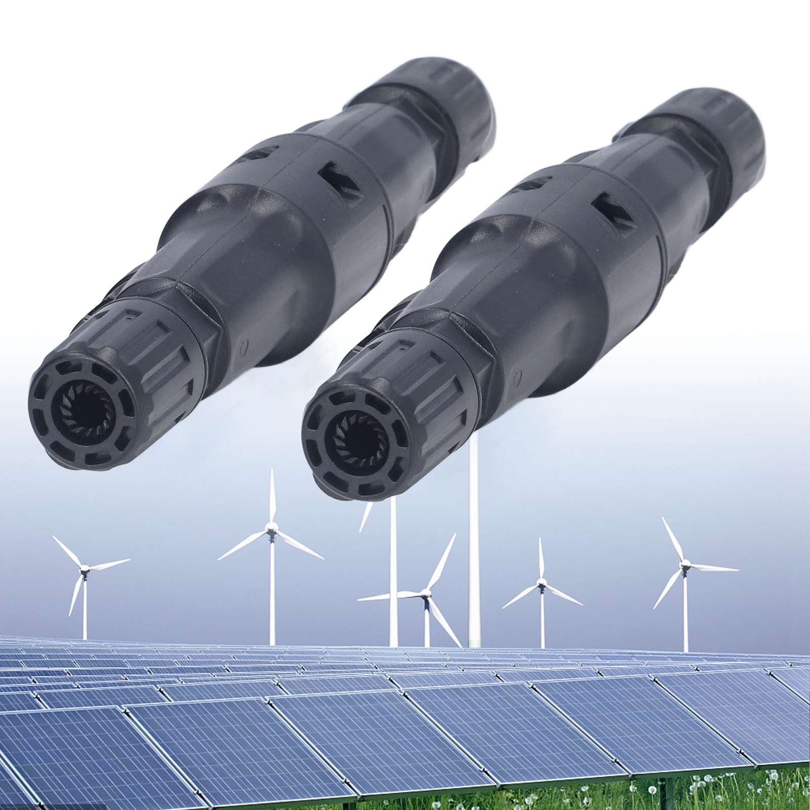 2 Mc4 1500v Solar-photovoltaik-anschlusssets Mit Integrierter Sicherung (30a)