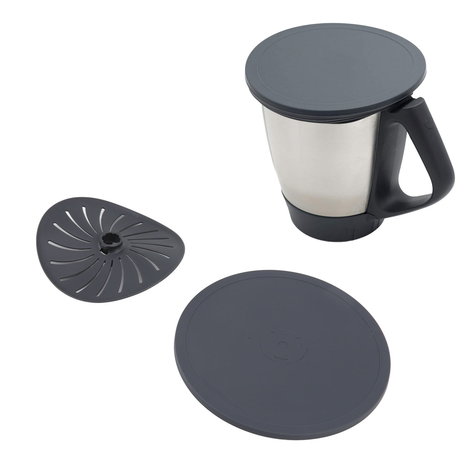 Kompatibel Mit Den Vorwerk Thermomix® Vakuumiergeräten Tm5, Tm6 Und Tm31 – Leicht Zu Reinigen Und Anzubringen – Messerschutz Und Verschlusskappe Aus Lebensmittelechtem Silikon