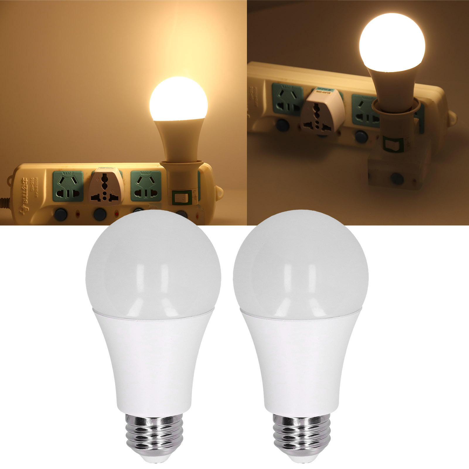 2er-pack Nicht Dimmbare E27-led-lampen, 13 W/1560 Lm, Energiesparend, Für Schlafzimmer, 85265 V (reinweißes Licht)