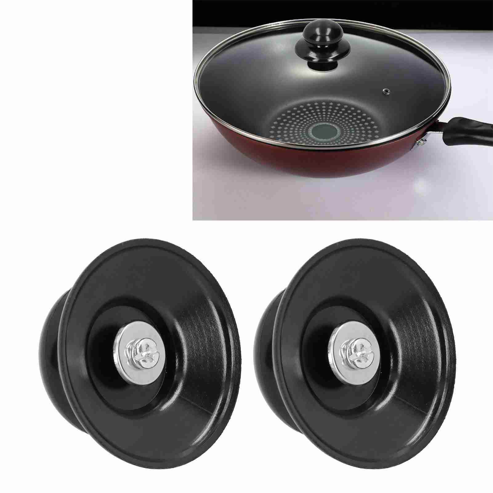 Set Mit 2 Topfdeckelknöpfen Inklusive Schrauben, Universeller Griff Für Küchenutensilien