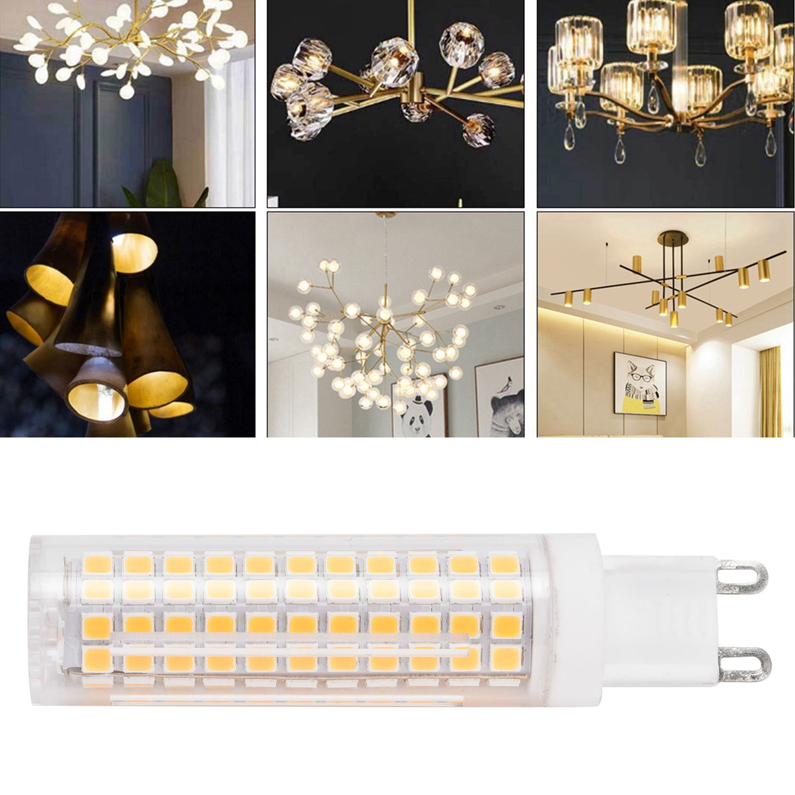 G9 136 Led 15w 1200lm Dimmbare Keramik-zweipollampe Für Die Innenbeleuchtung (110v Warmweiß)