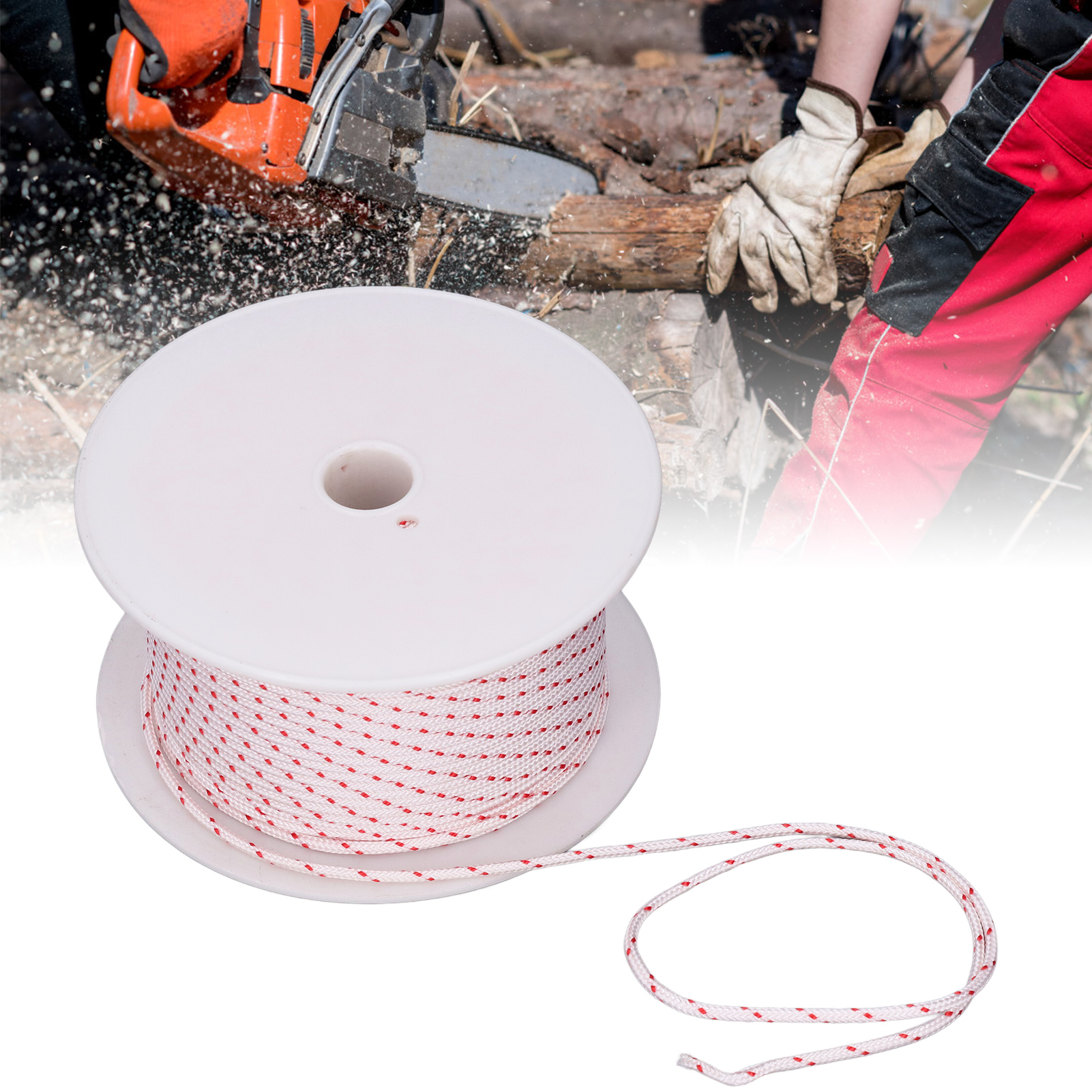 100 M Nylon-startseil Für Kettensägen, 3,5 Mm Nylon-schneidseil Für Rasenmähermotoren.