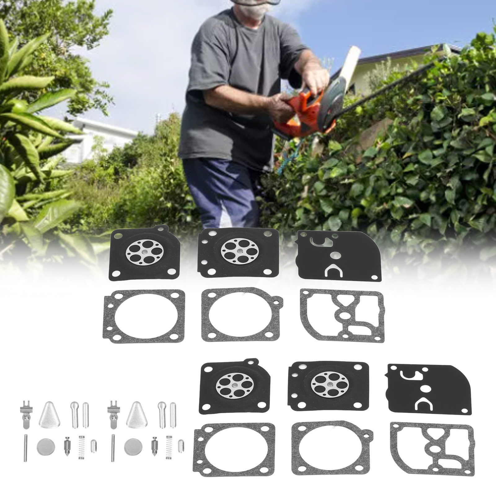 2 Vergaser-reparatursätze Für Stihl Ms200 Ms200t C1q Rb-69 Rb69 Kettensägen
