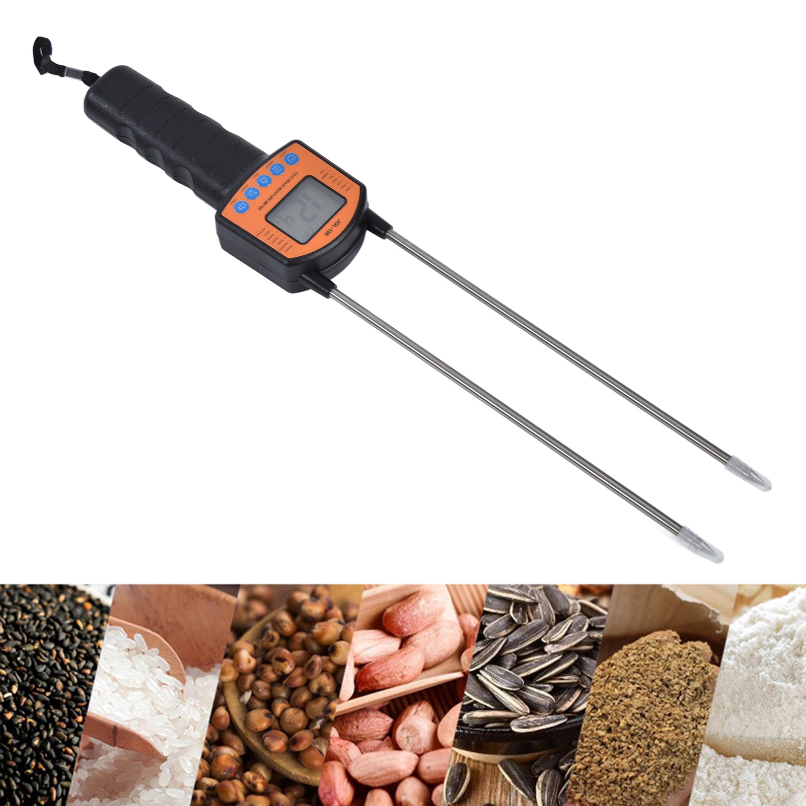 Getreidehygrometer Für Paddyreis, Weizen Und Reis Hygrometer Mit Sprachausgabe Lieferung Ohne Batterien.