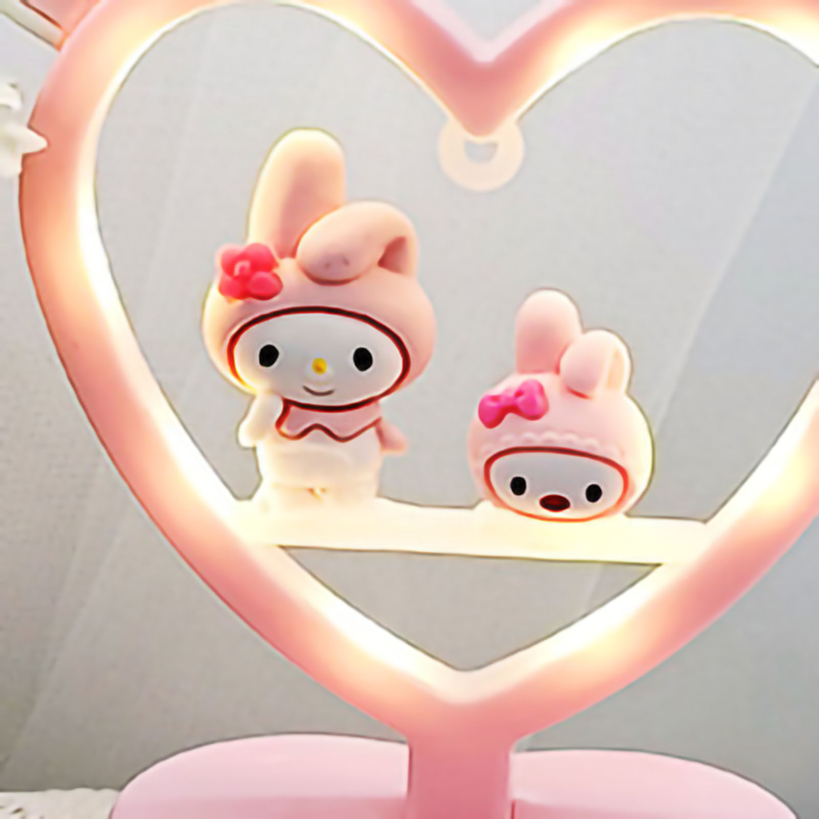 Zimthund-nachtlicht Mit Hasenohren – Ein Geschenk Für Klassenkameraden, Freunde Oder Den Besten Freund – Schreibtischlampe Fürs Schlafzimmer – My Melody