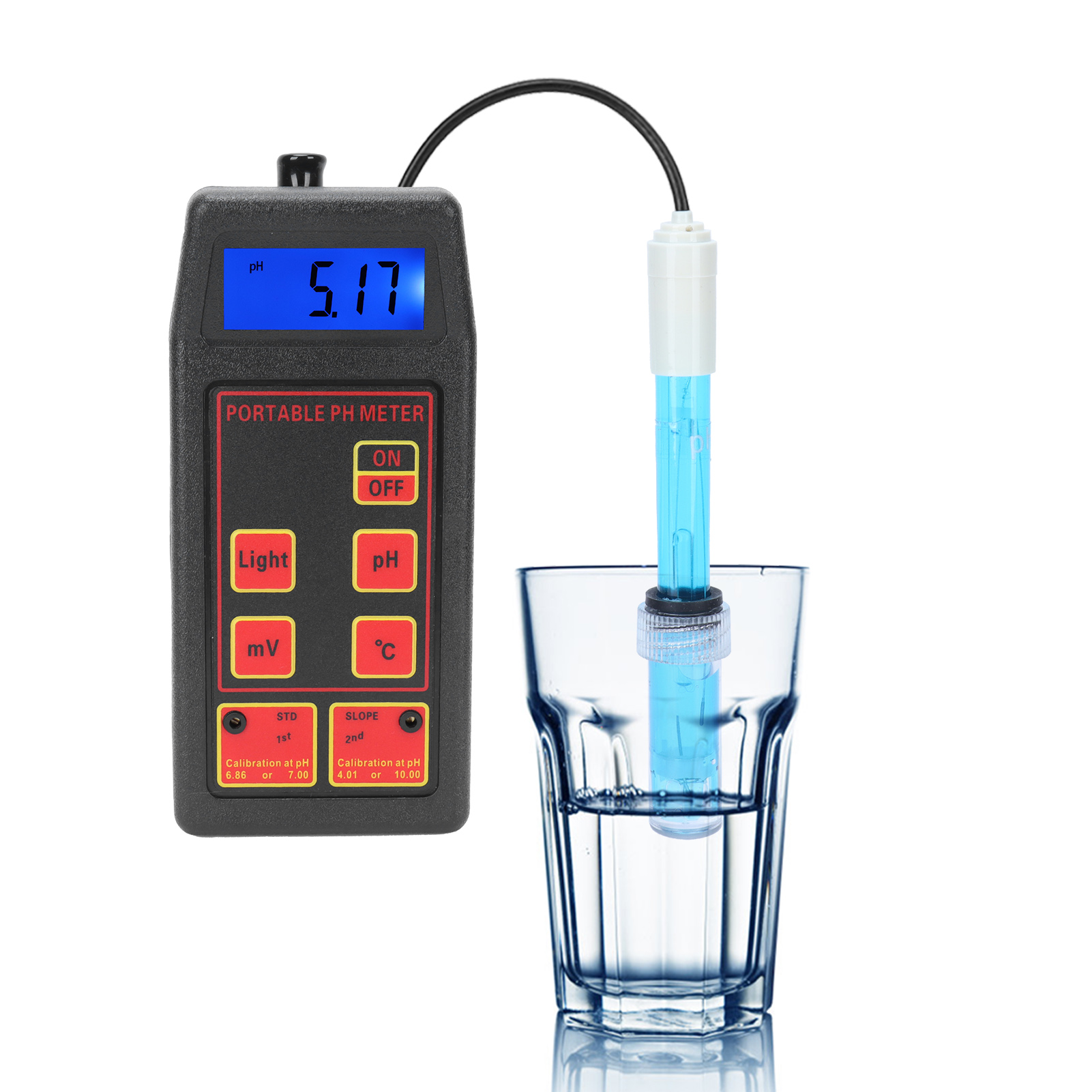 3-in-1 Wasserqualitätstester: Multifunktionaler Ph-/orp-/temperaturdetektor Für Schwimmbäder