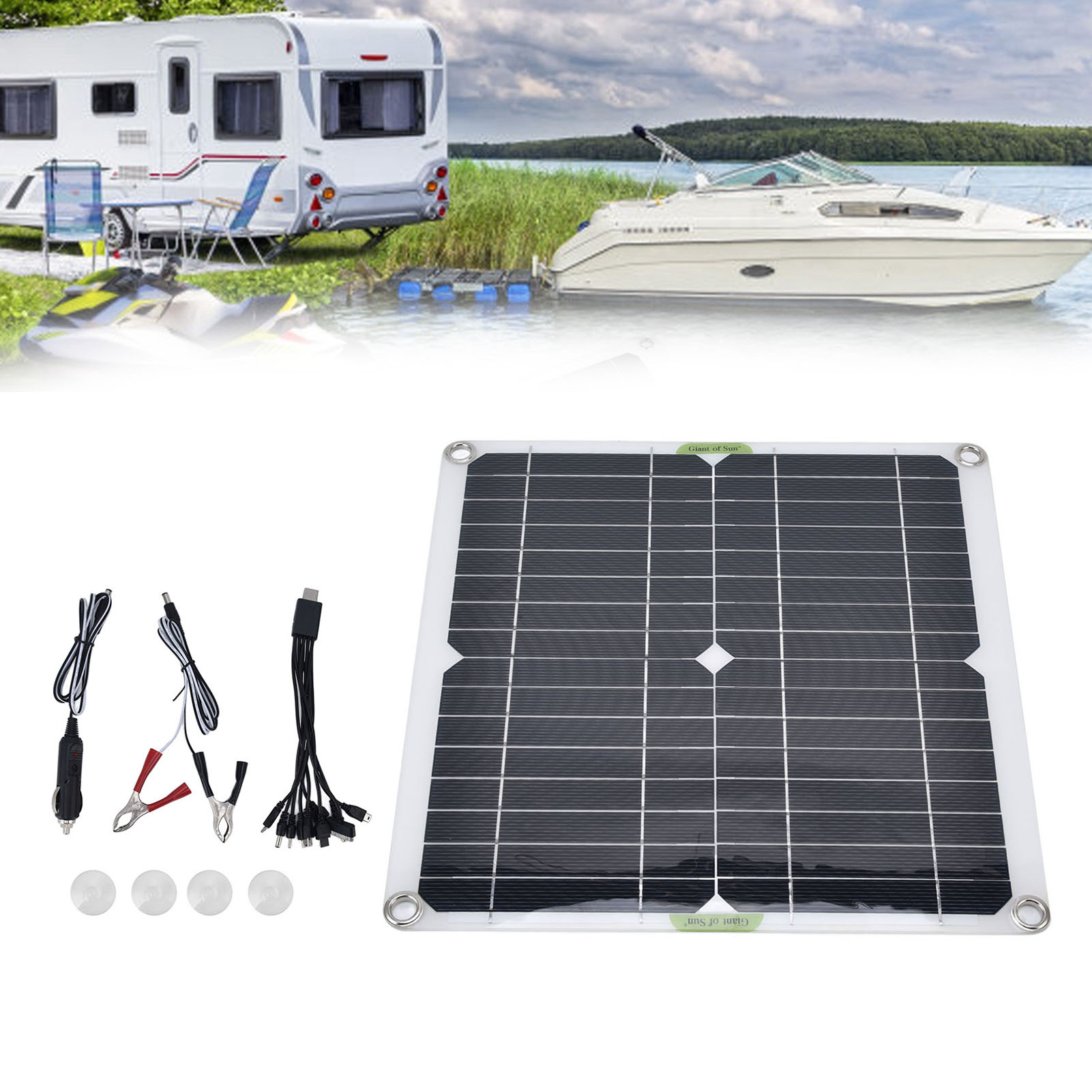 5v-batterieladegerät Für 200w-solarpanel, Vorgesehen Für Den Einsatz Zu Hause, Im Auto Und Auf Dem Boot.