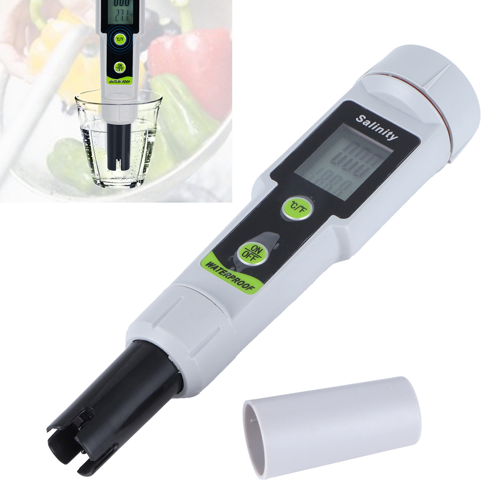 Digitales Salinometer In Stiftform Für Meerwasser Und Salzwasser-schwimmbecken.